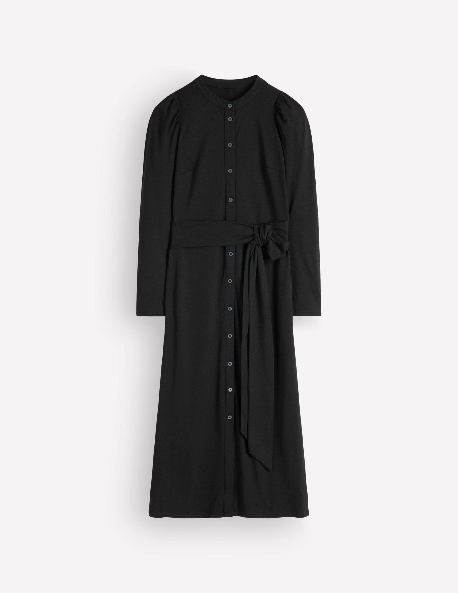 Honor Säulen-Midikleid aus Jersey-Schwarz-4
