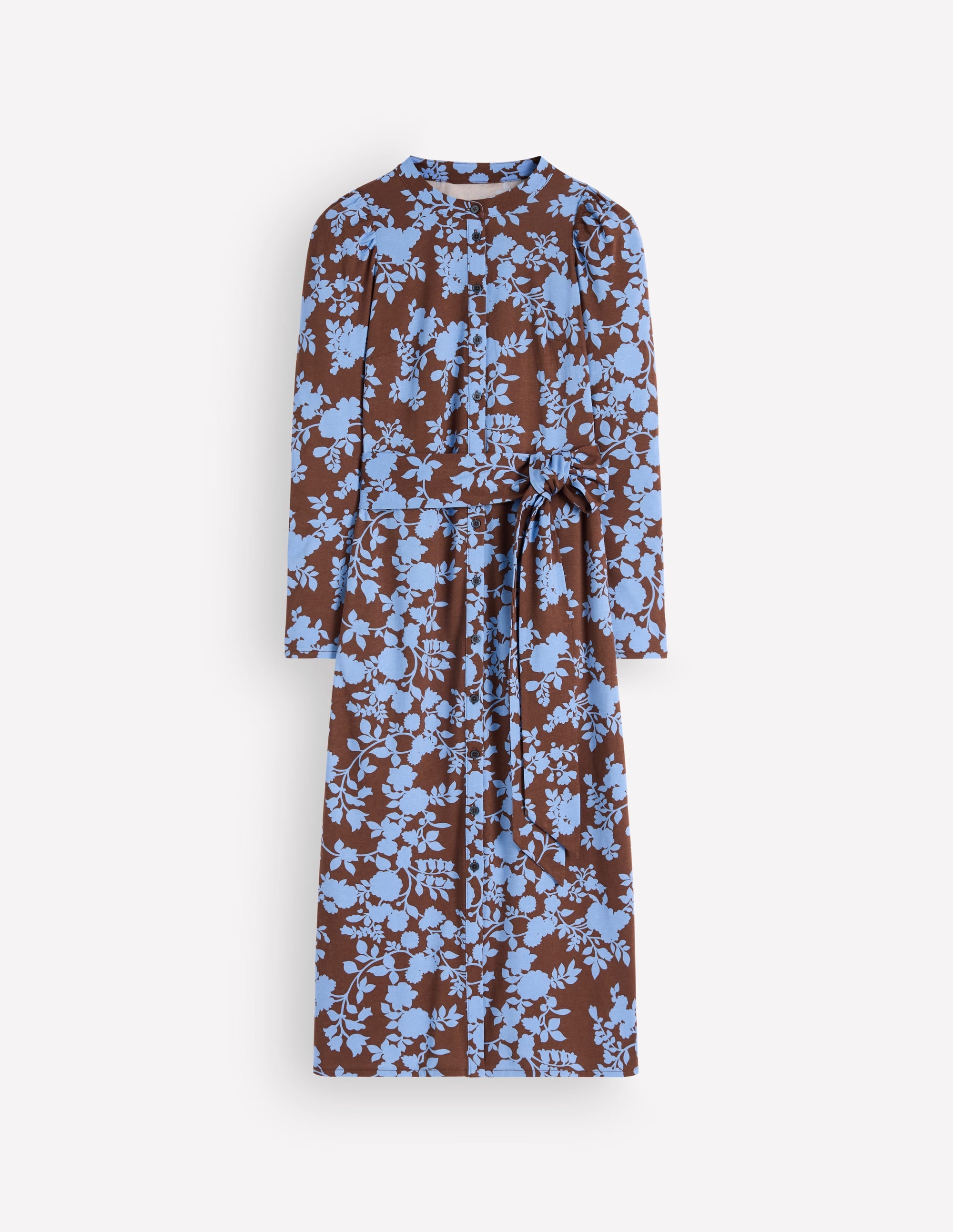 Honor Säulen-Midikleid aus Jersey-Umbra, Bouquet-Brise - Image 6