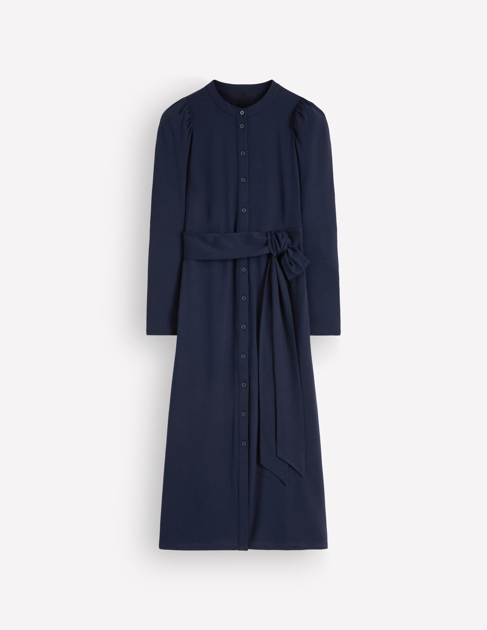 Honor Säulen-Midikleid aus Jersey-Marineblau-6