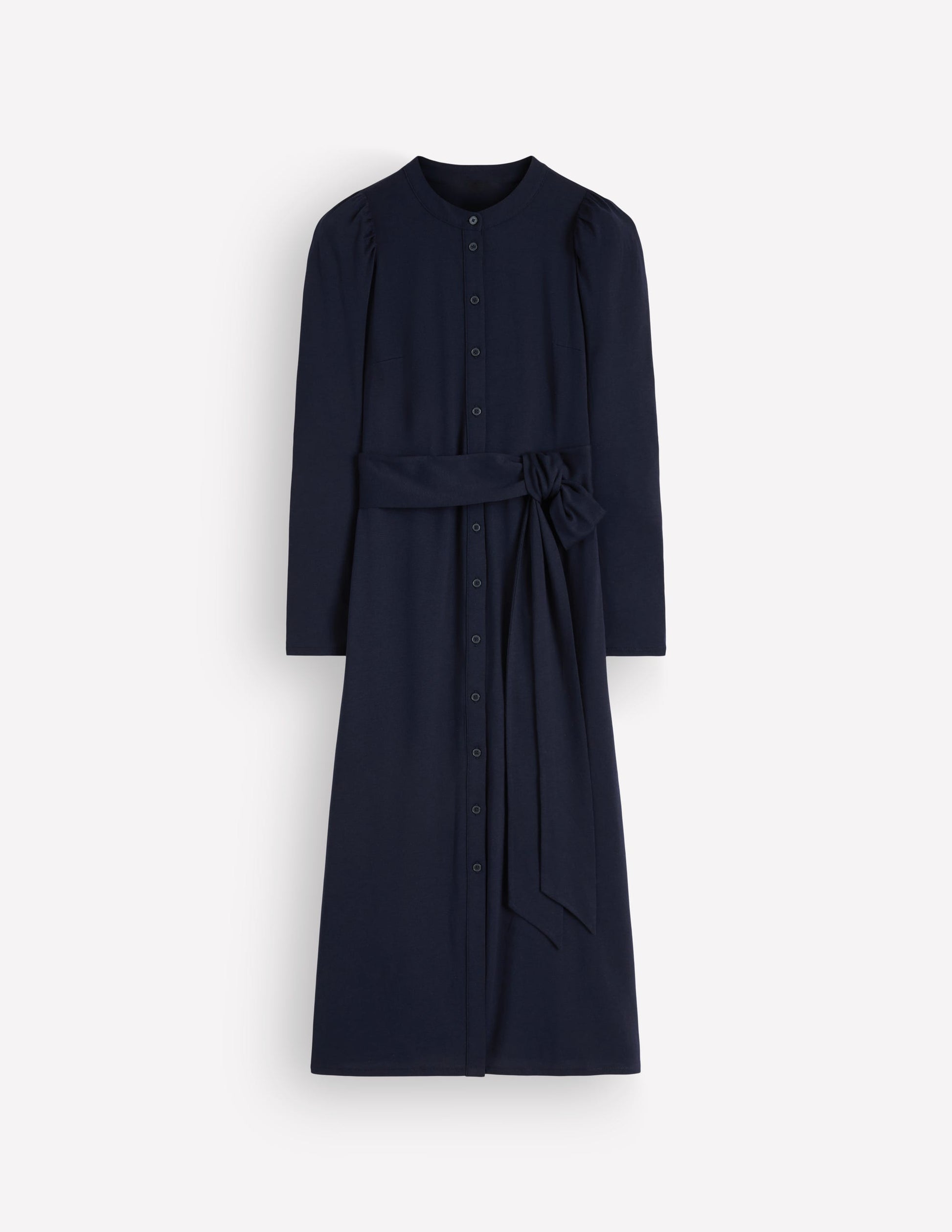 Honor Säulen-Midikleid aus Jersey-Marineblau-6