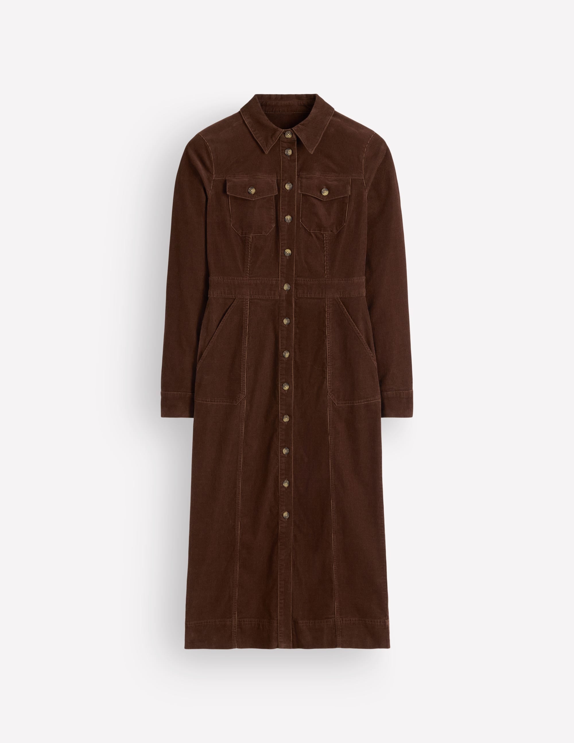 Fleur Cord-Midikleid-Raue Umbra - Image 6