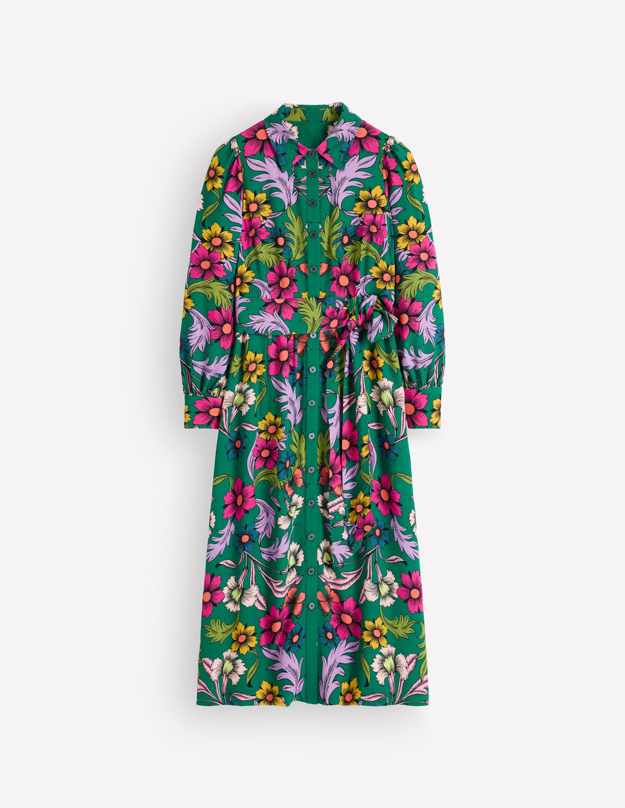 Maeve Hemdblusenkleid für besondere Anlässe-Schmucksteingrün, Schmetterlingsstrauß - Image 9