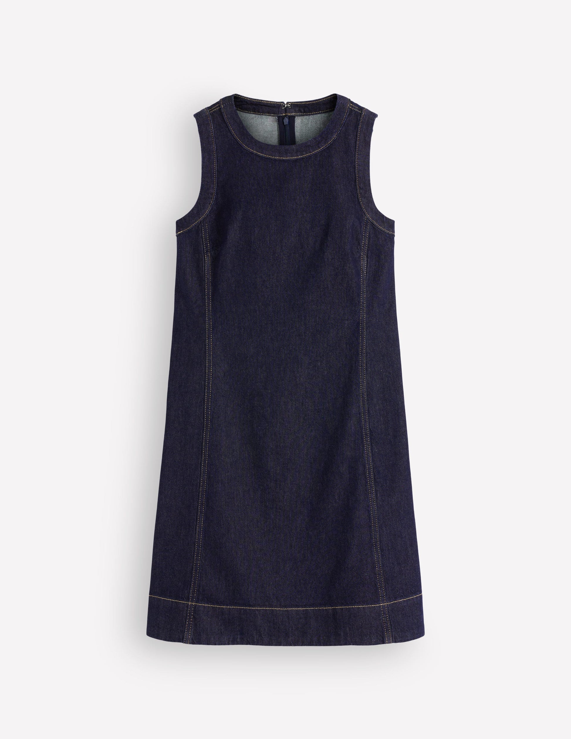Lou Denim-Etuikleid-Indigoblau, Denim-8