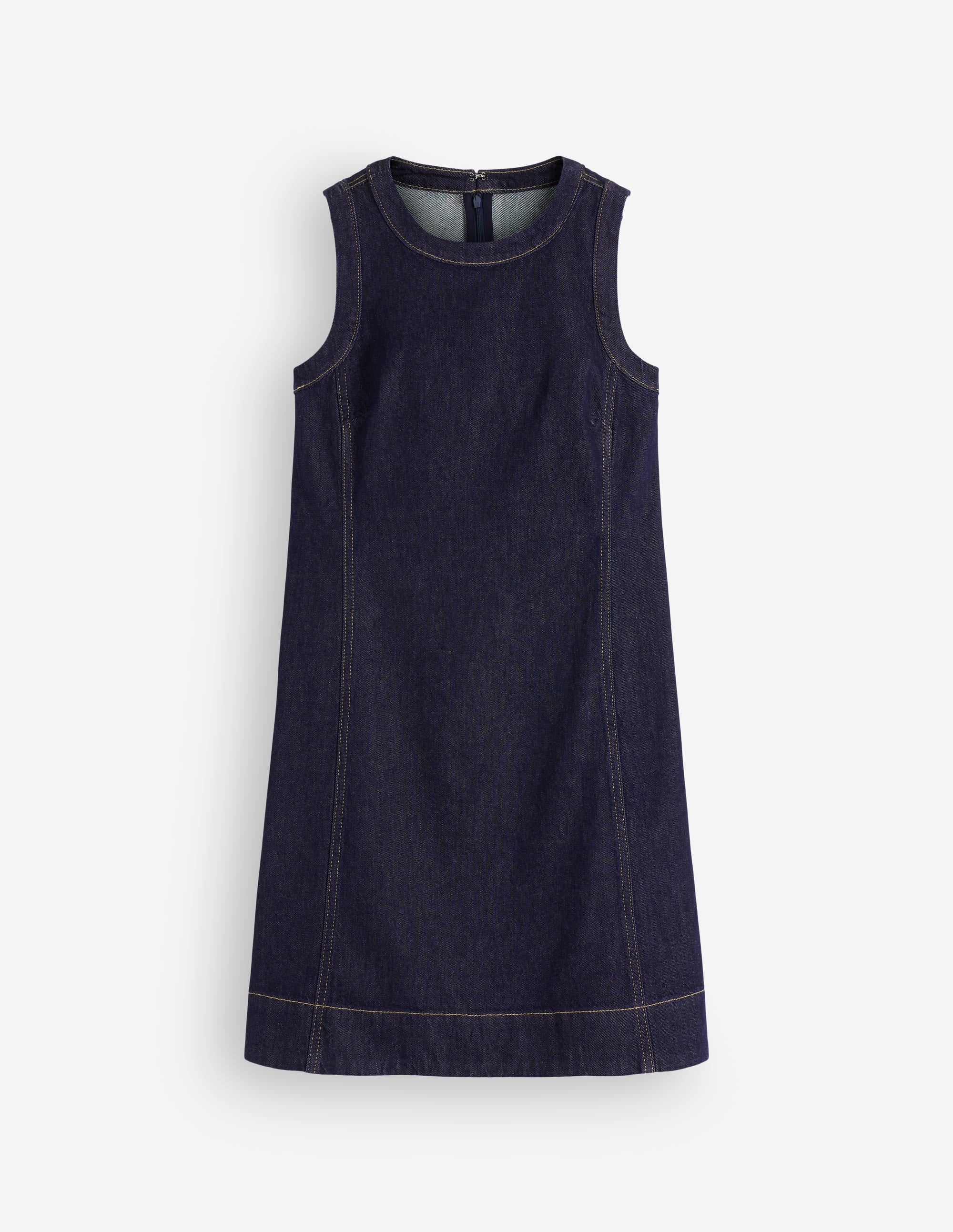 Lou Denim-Etuikleid-Indigoblau, Denim - Image 7