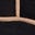 Etta Ponte-Kleid mit Paspelierung-Schwarz, Kamelbraun