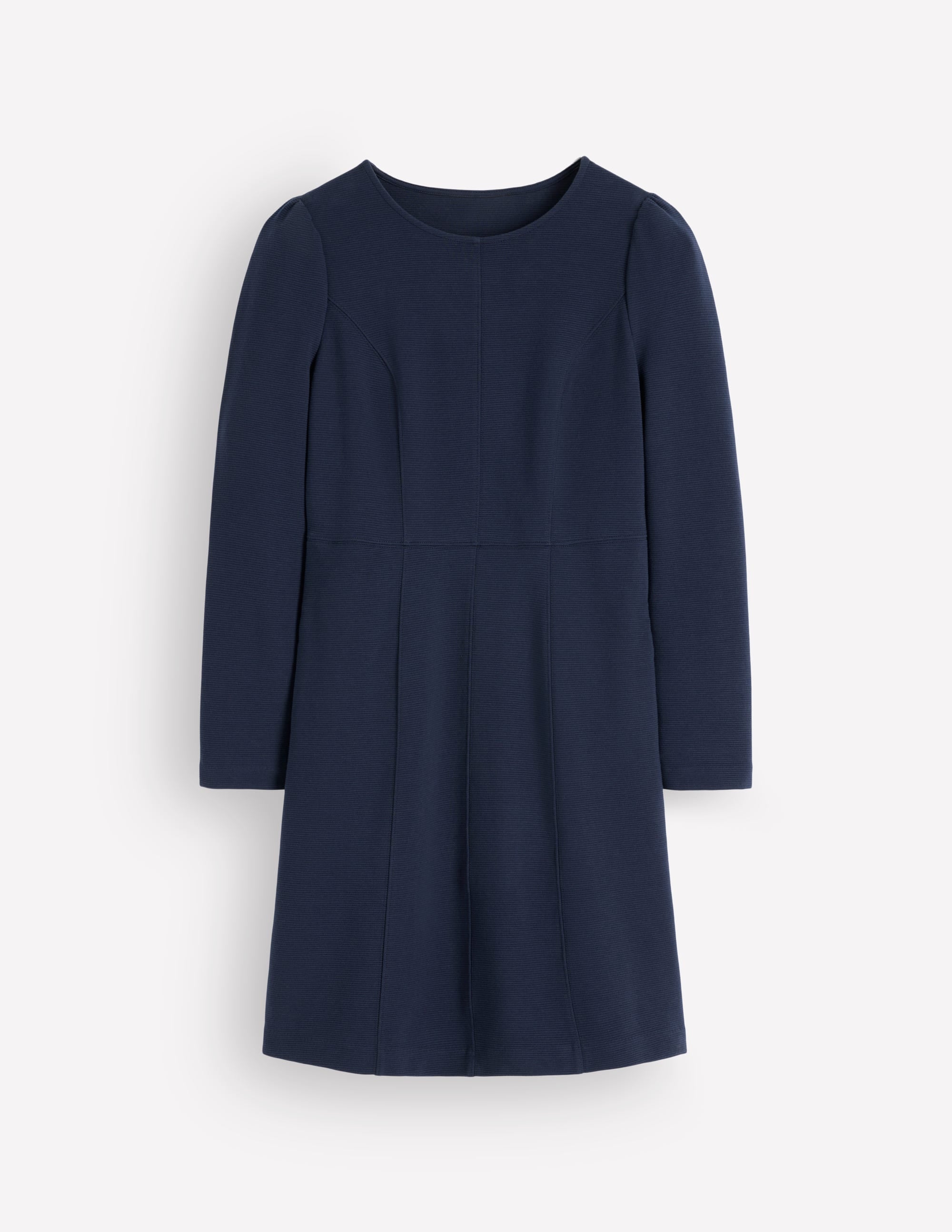 Marla Ottoman-Kleid mit Ziernähten-Marineblau - Image 5