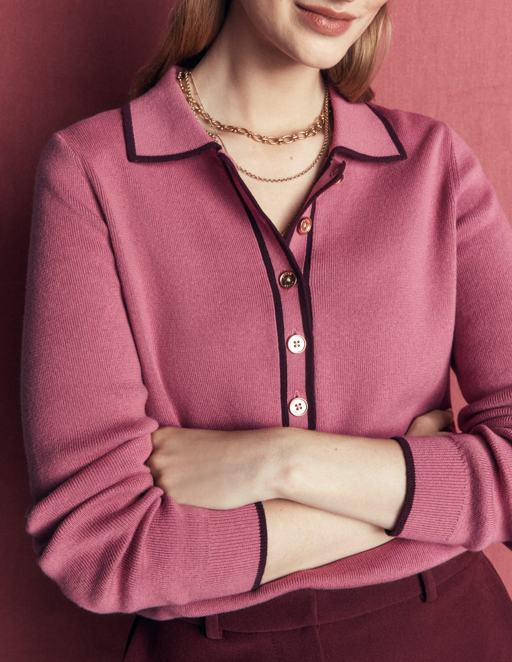 Liz Henley-Pullover-Rosa Heide - Image 2