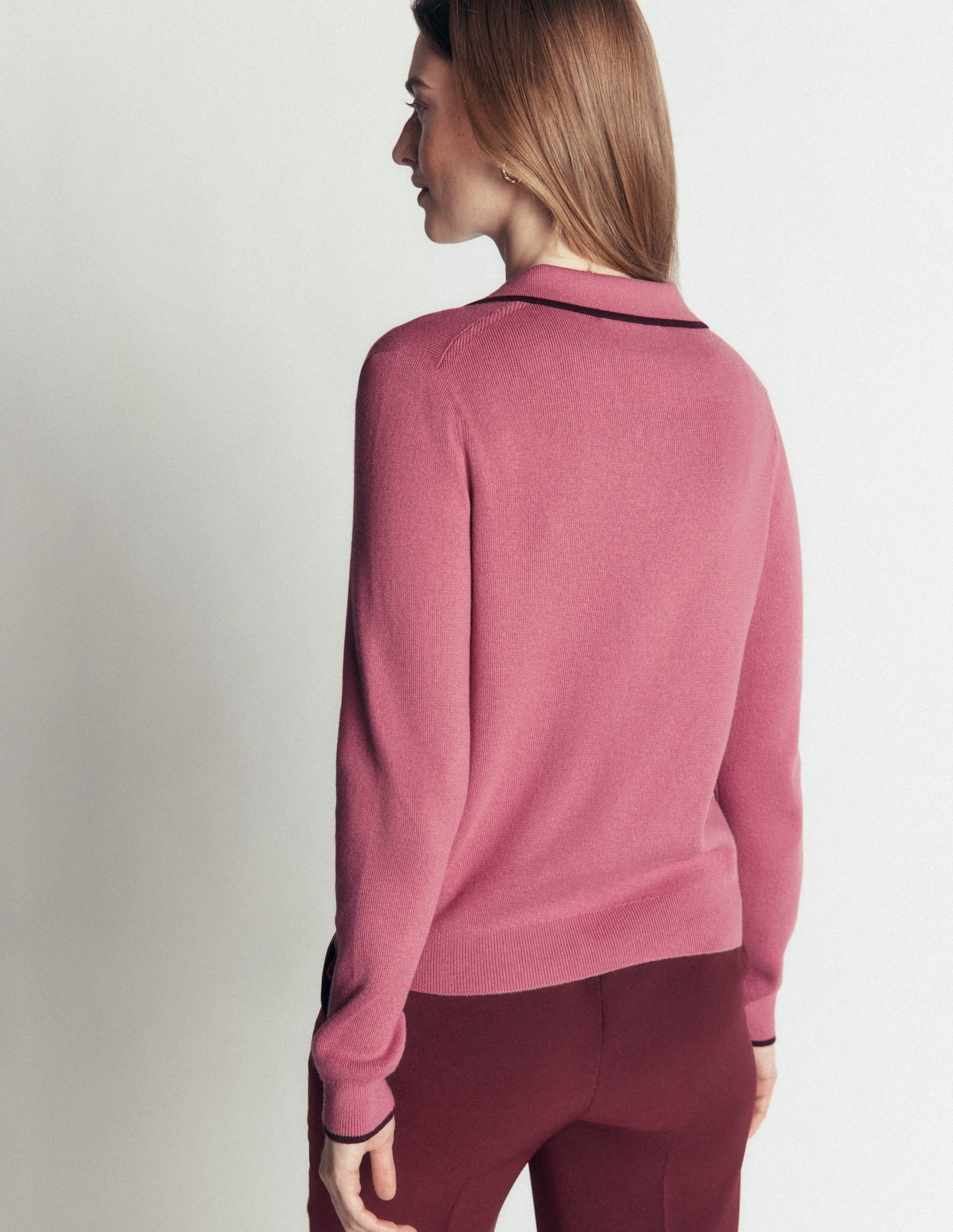Liz Henley-Pullover-Rosa Heide - Image 3
