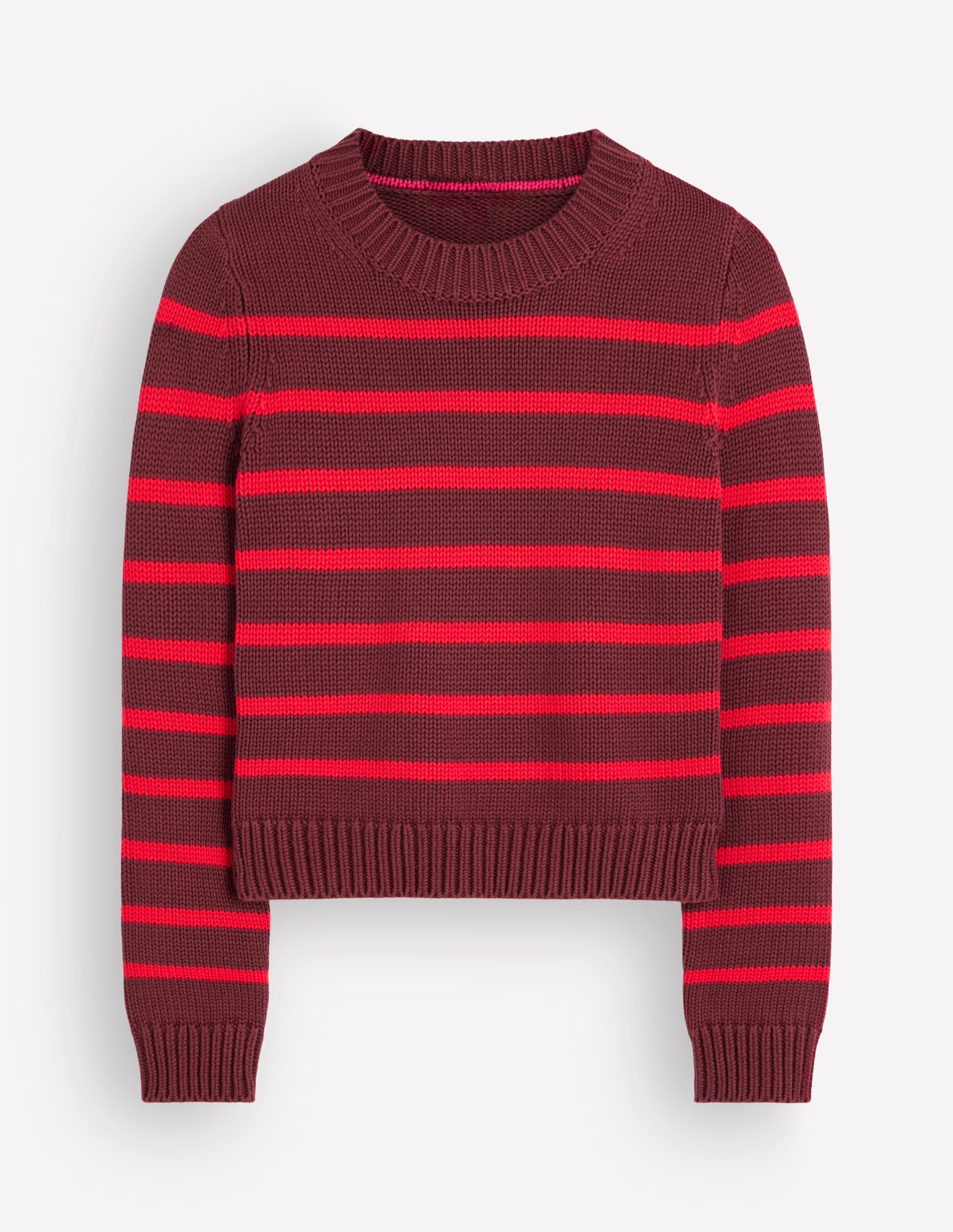 Pull Lucy en coton épais-Porto, rouge alerte - Image 7