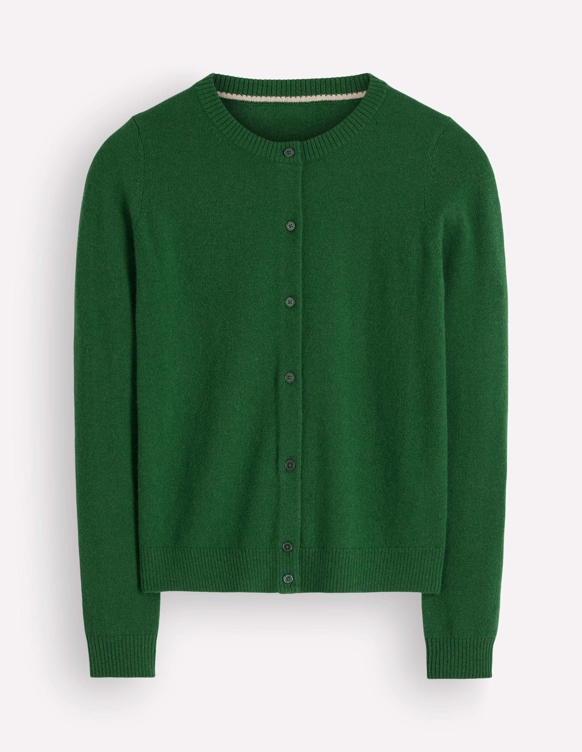 Cardigan Elsie en cachemire-Vert frais - Image 5