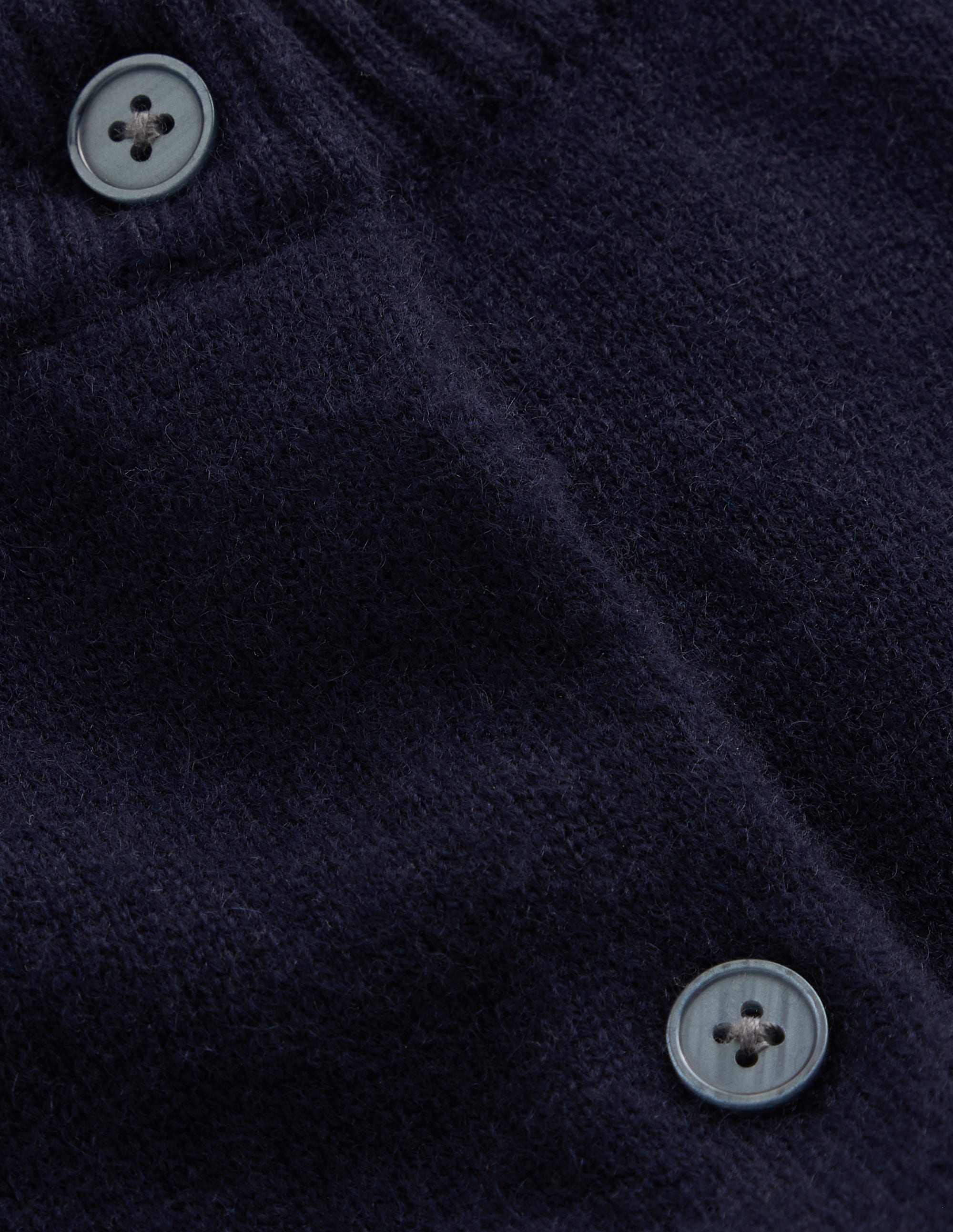 Elsie Kaschmir-Strickjacke mit Rundhalsausschnitt-Marineblau - Image 6