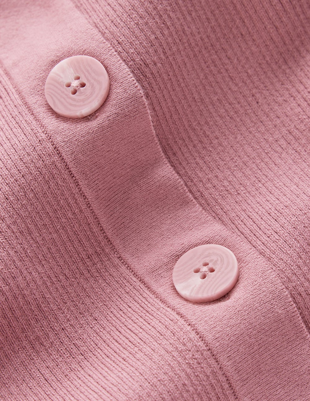 Rhianne Baumwollstrickjacke aus Rippstrick-Rosa Heidekraut-7