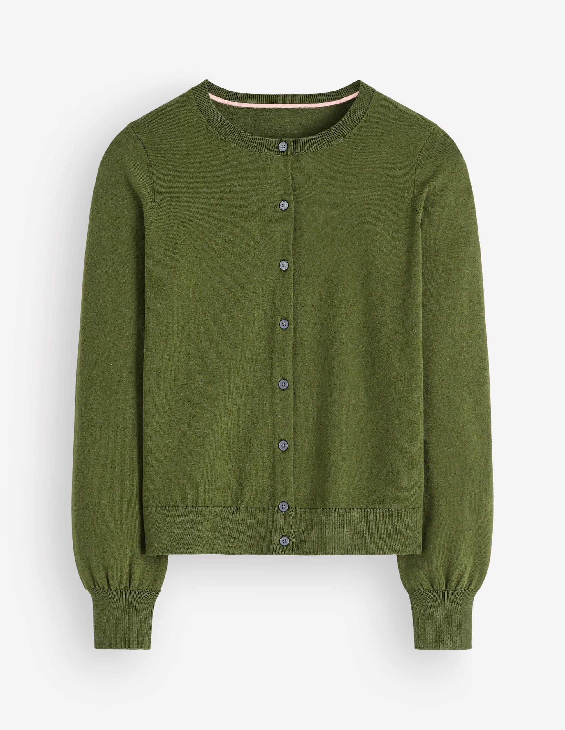 Cardigan Camilla en coton-Vert forêt-6