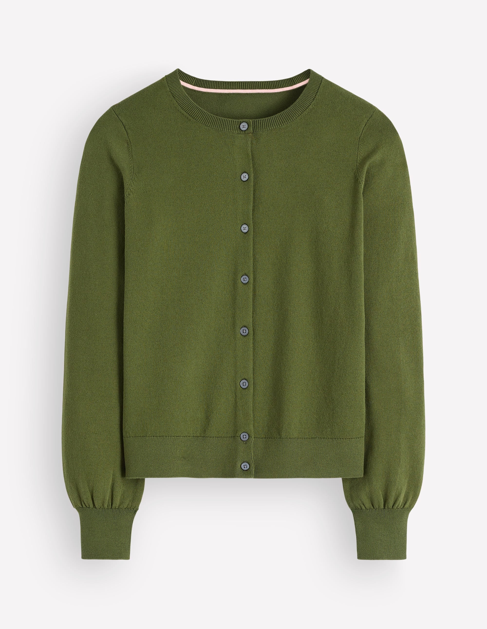Cardigan Camilla en coton-Vert forêt - Image 6