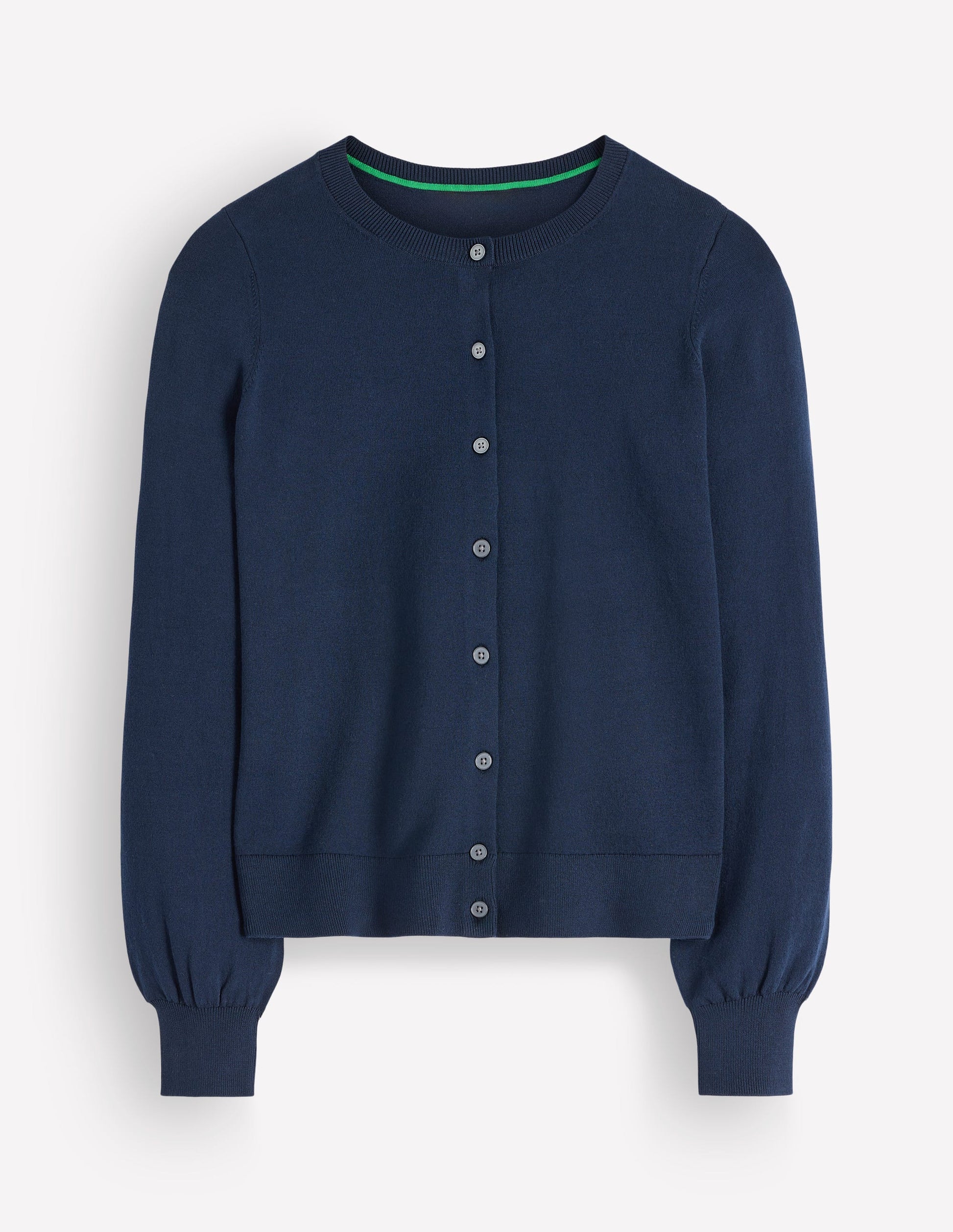 Cardigan Camilla en coton-Bleu marine-7