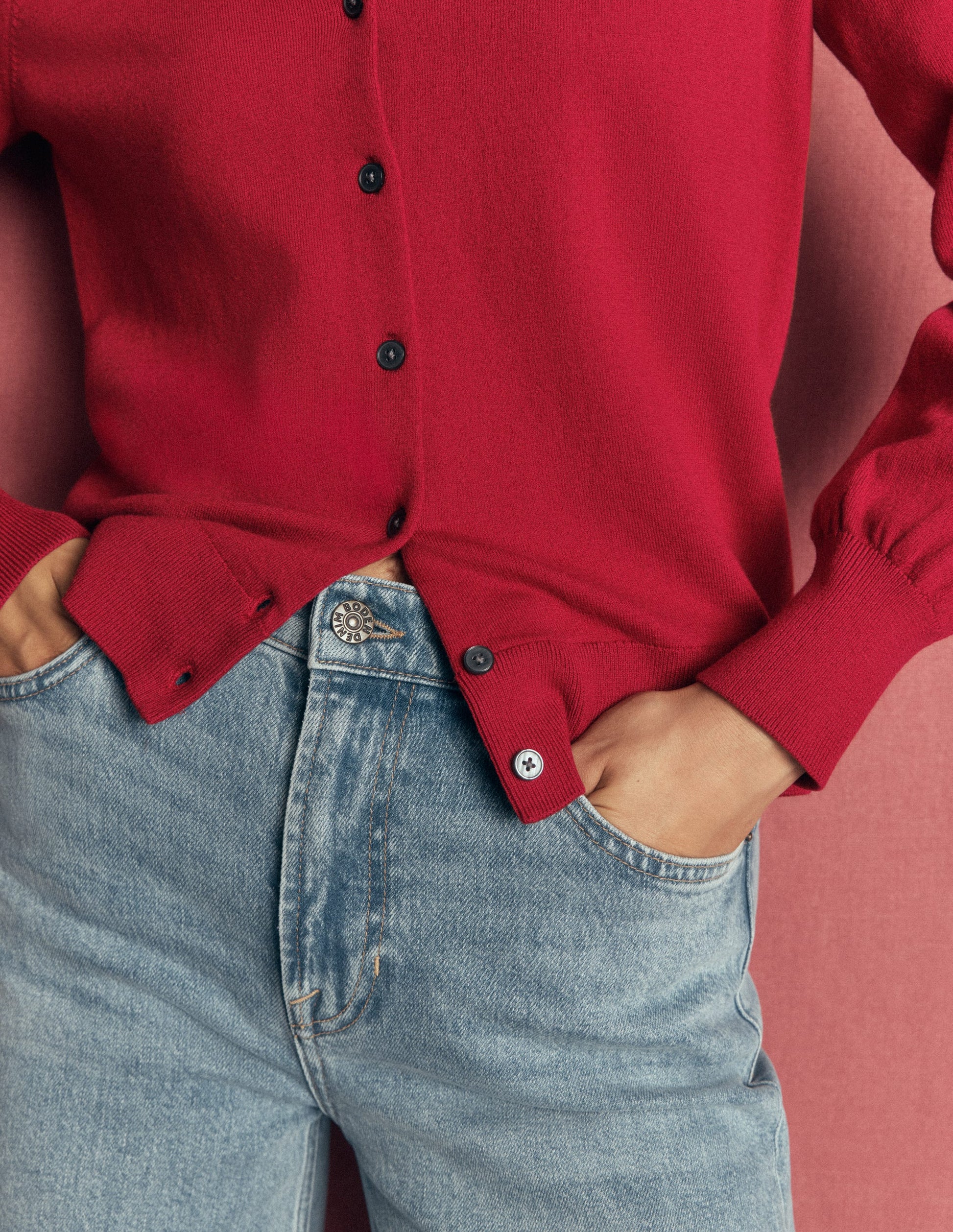 Cardigan Camilla en coton-Pourpre-2