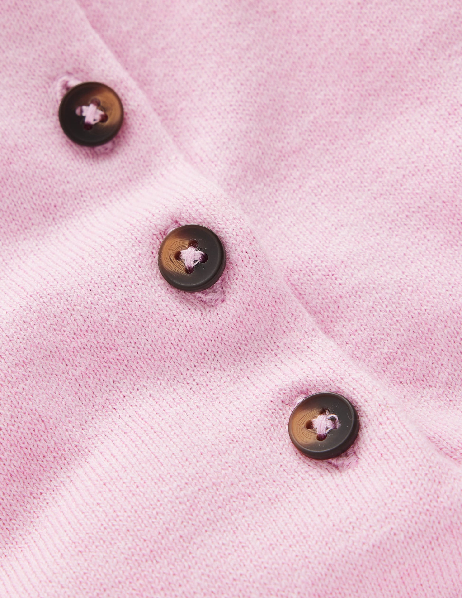 Strick-T-Shirt mit Kragen-Transparentes Rosa-7