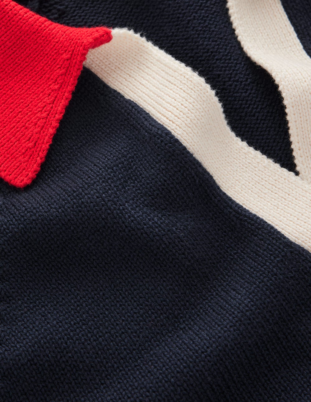 Lucy Henley-Pullover aus Baumwolle-Ecru/Chalky Pink Stripe - Image 7