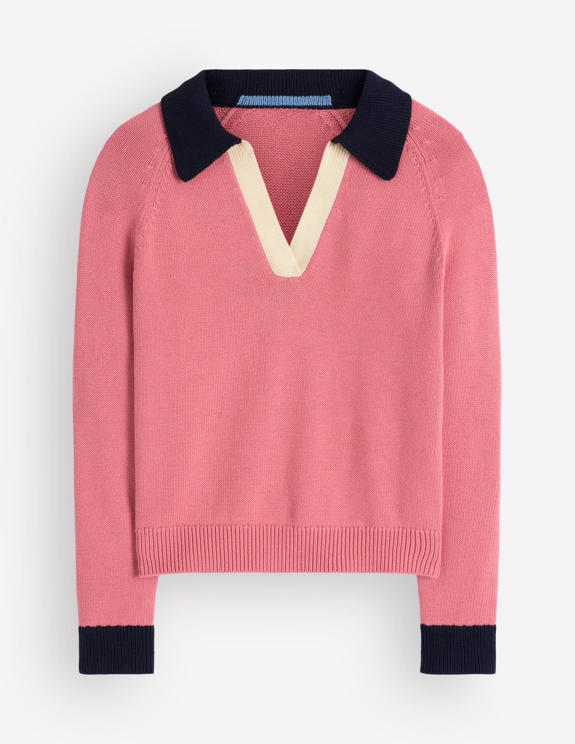 Lucy Henley-Pullover aus Baumwolle-Kirschblütenrosa - Image 5