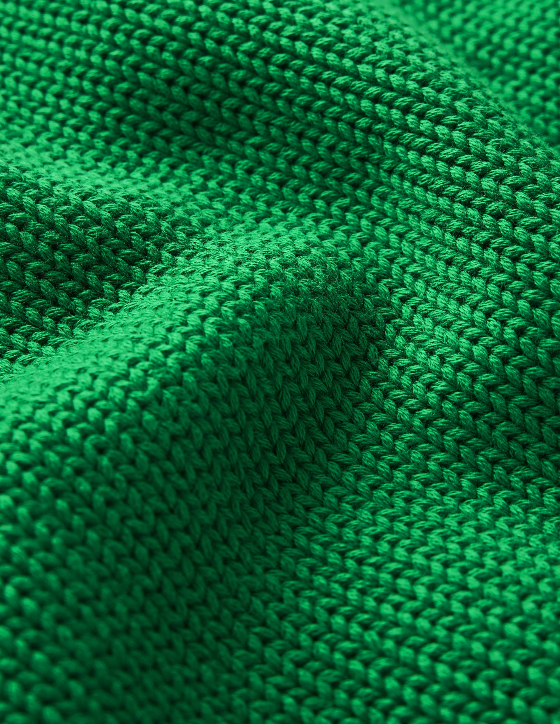 Pull Lucy à col V en coton-Vert des Highlands-8