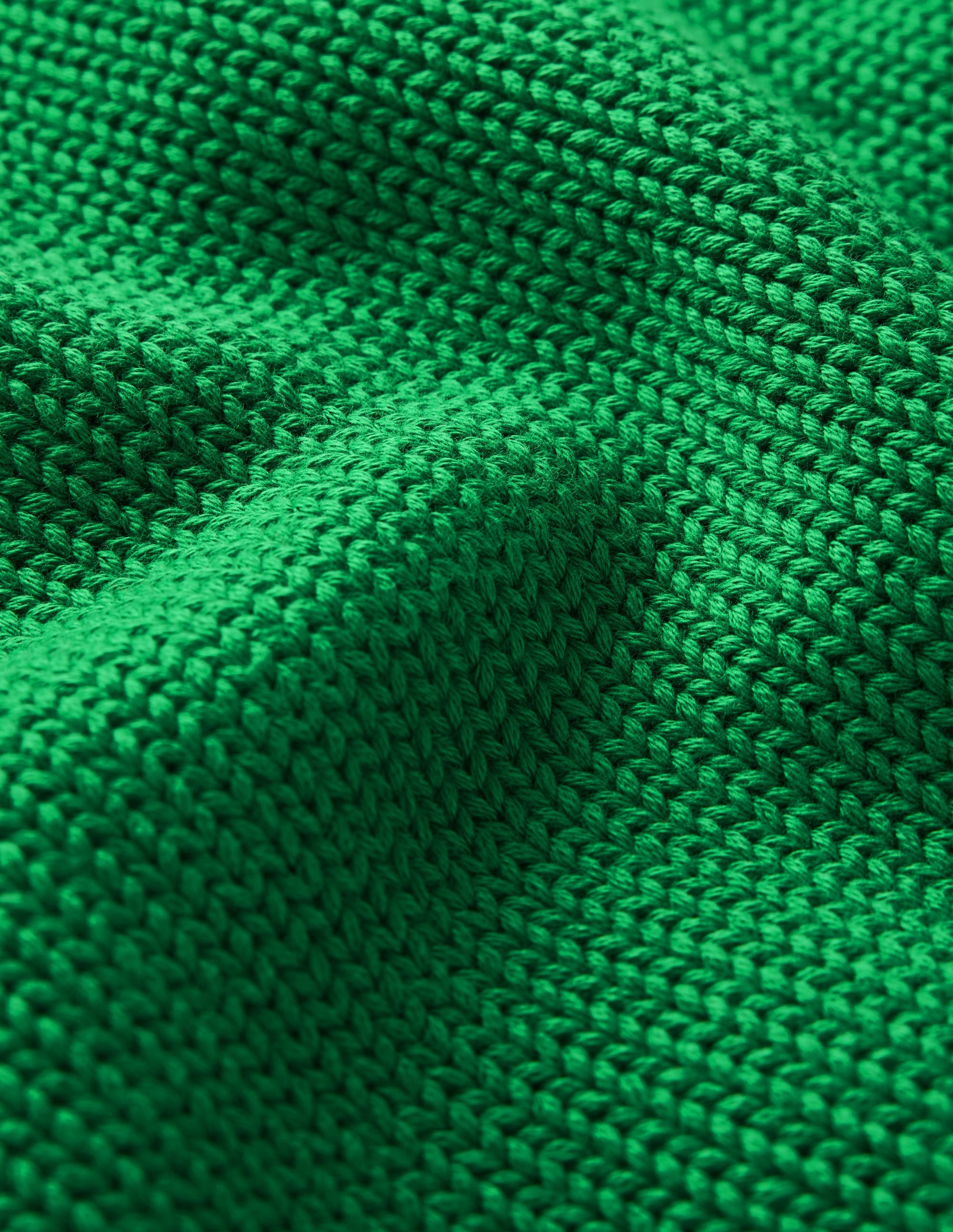 Pull Lucy à col V en coton-Vert des Highlands - Image 8