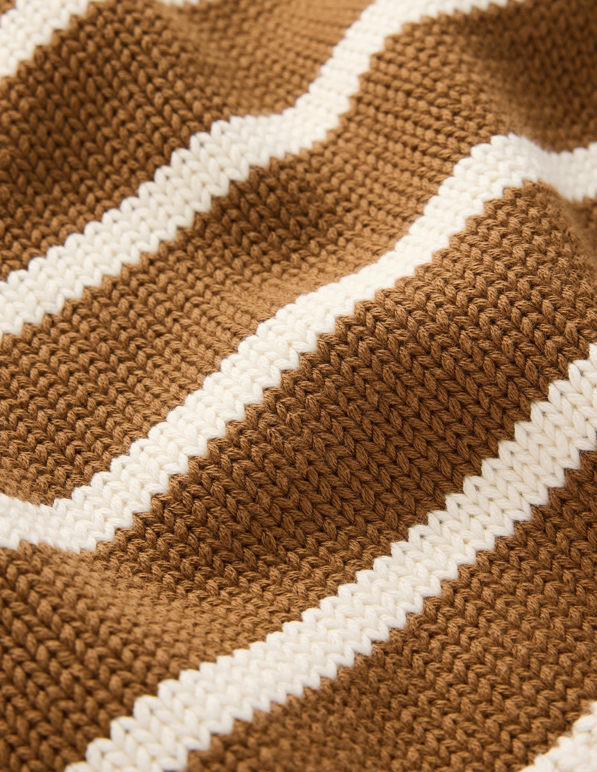 Lucy Baumwollpullover mit V-Ausschnitt-Lebkuchen, Naturweiß - Image 9