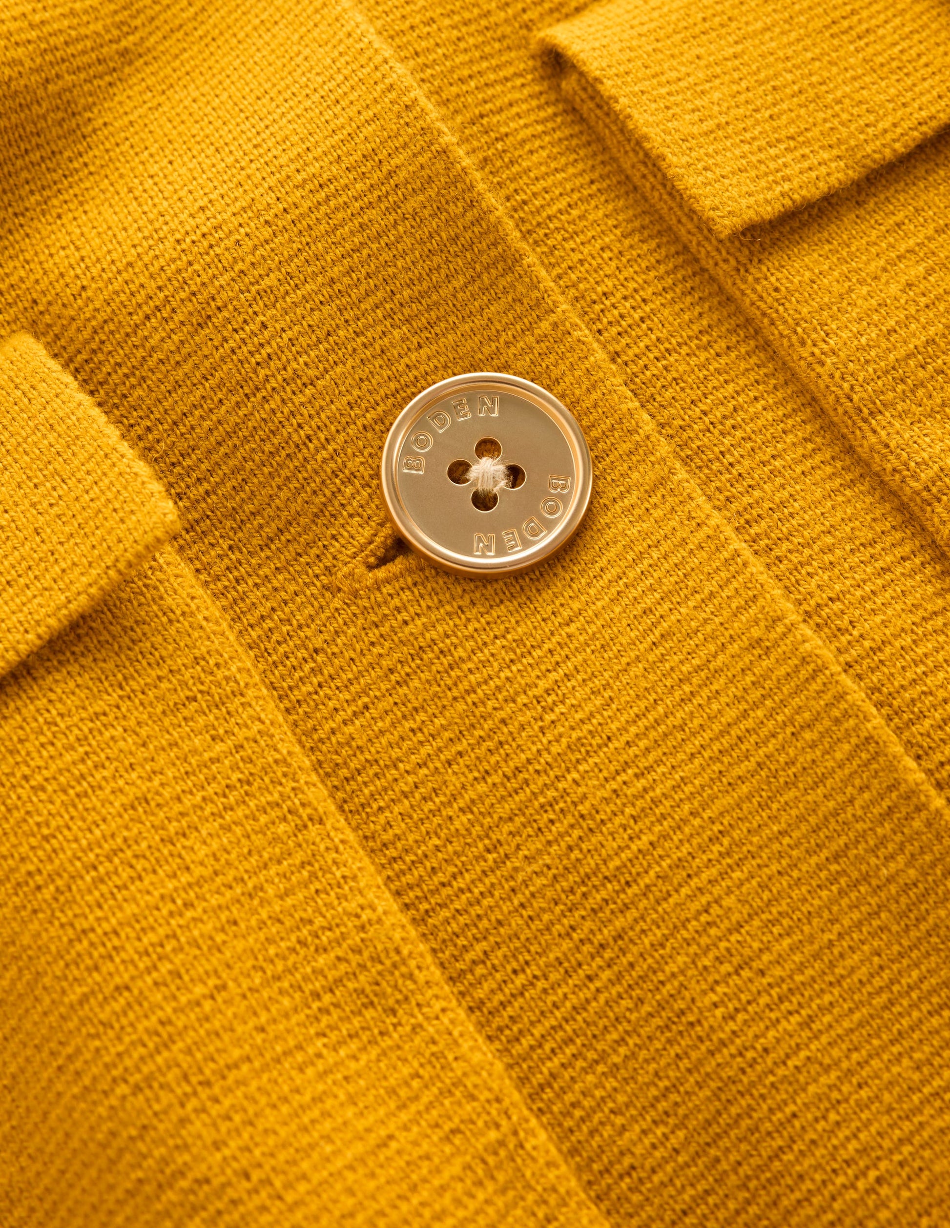 Phoebe Collared Knitted Jacket-Golden Rye-8