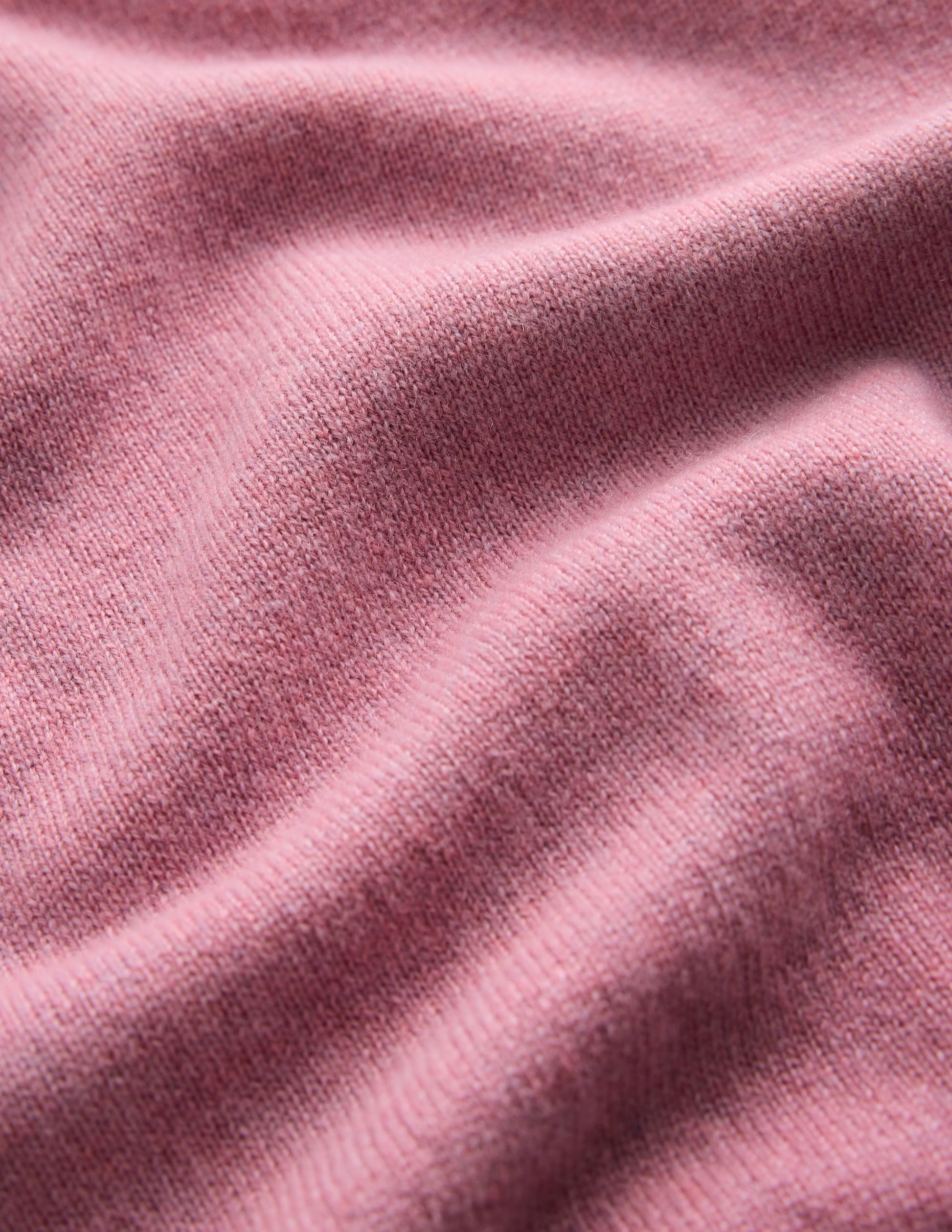 Elsie Kaschmirpullover mit Rundhalsausschnitt-Rosa Heide-5