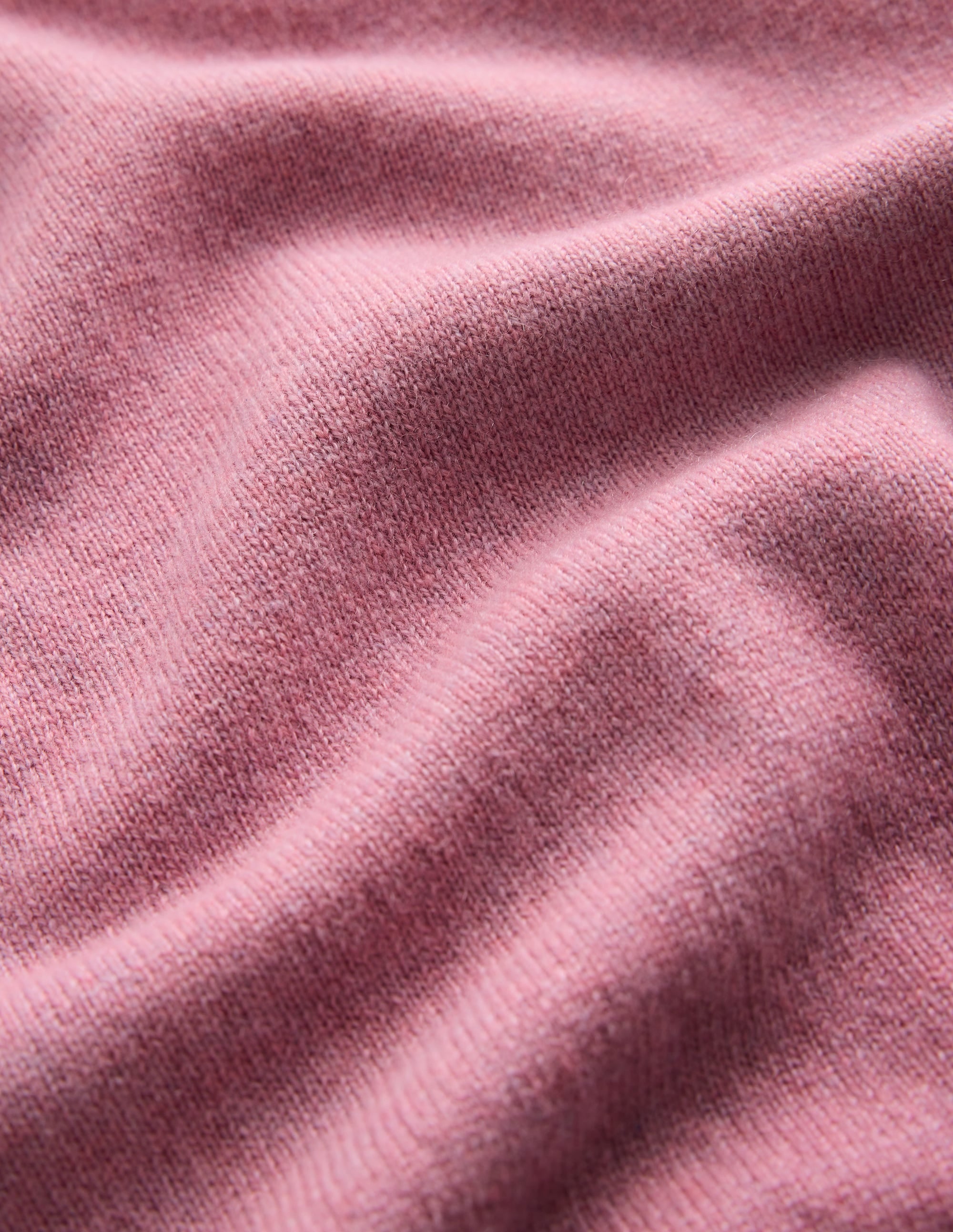 Elsie Kaschmirpullover mit Rundhalsausschnitt-Rosa Heide - Image 5