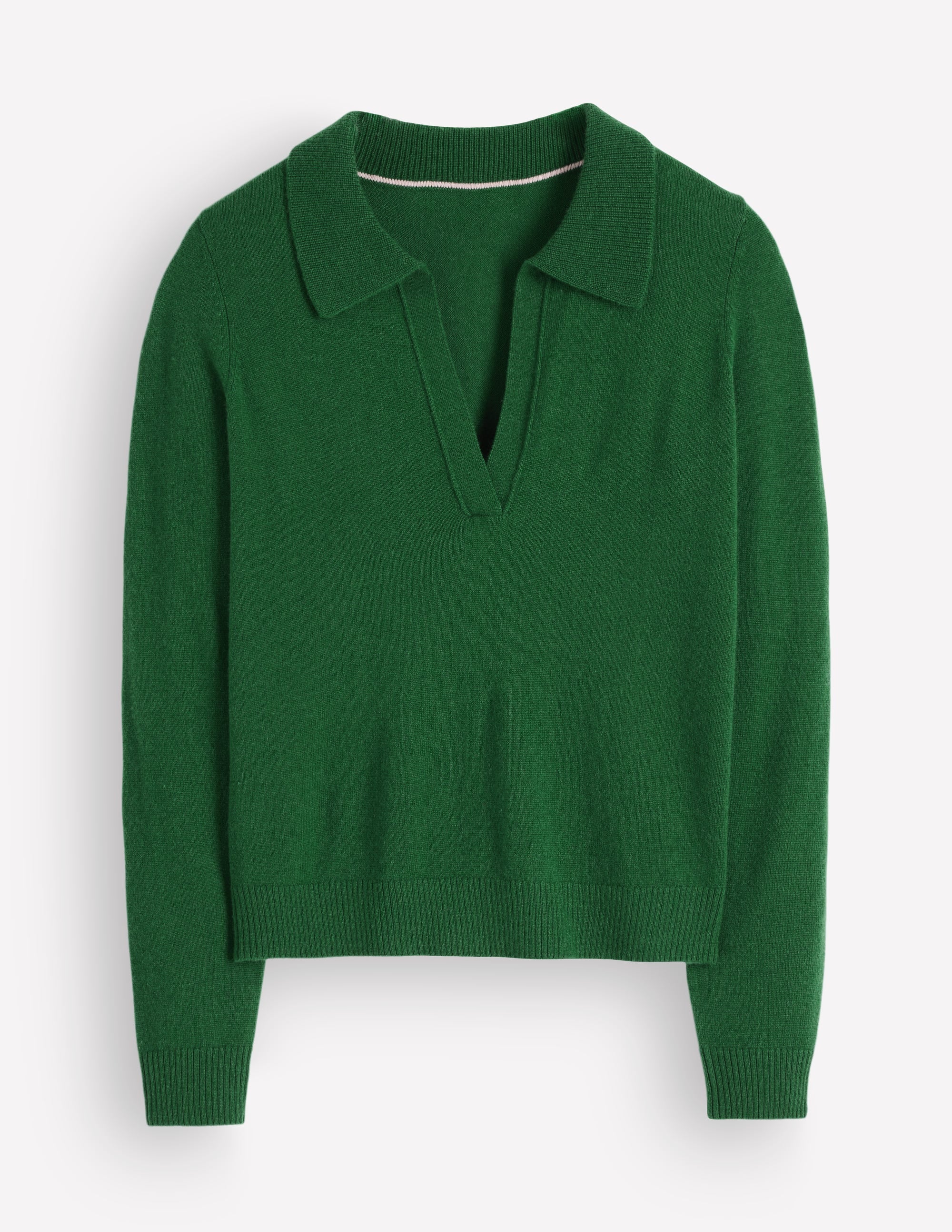 Elsie Henley-Pullover aus Kaschmir-Frisches Grün - Image 5