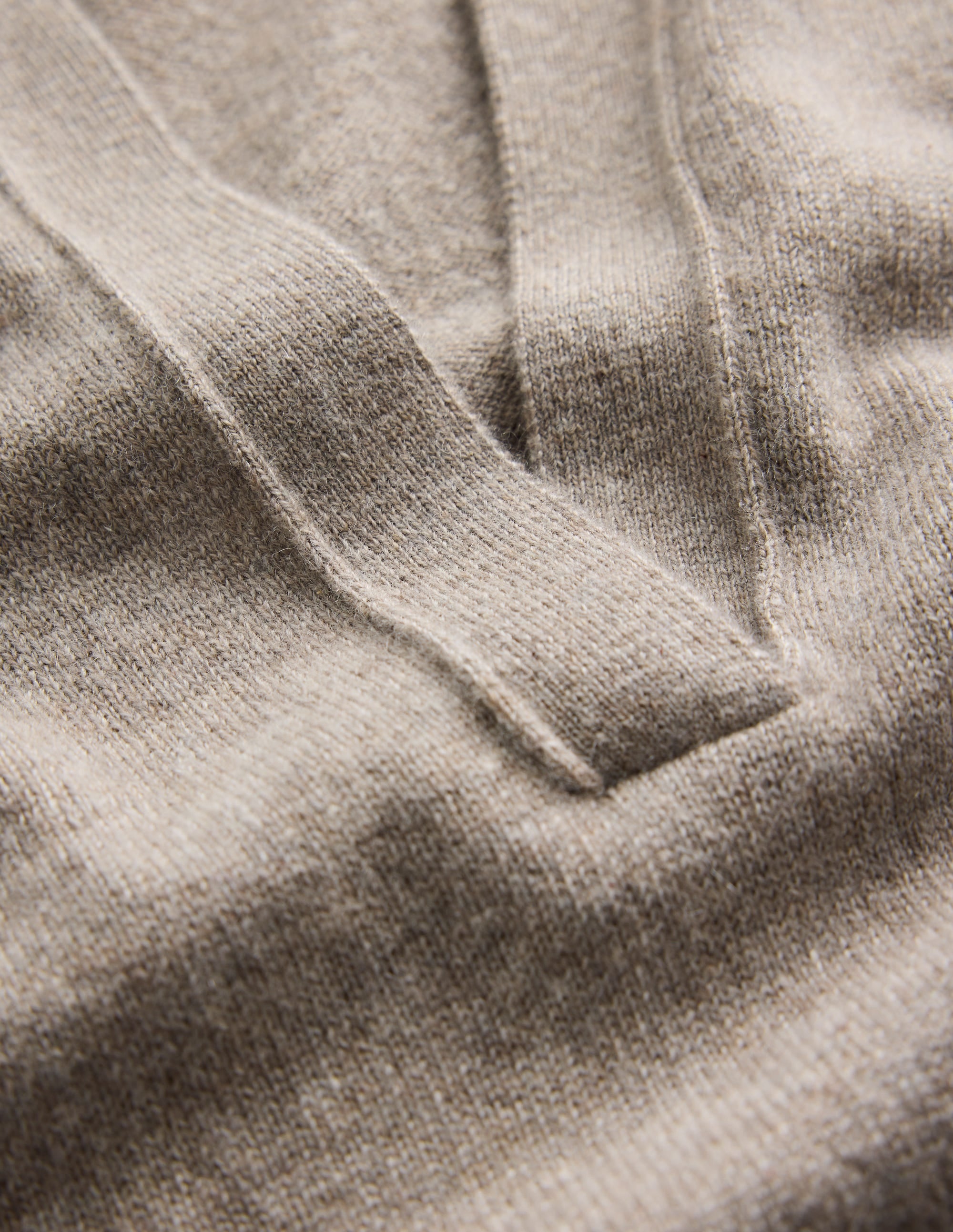 Pull col tunisien Elsie en cachemire-Gris agate - Image 6
