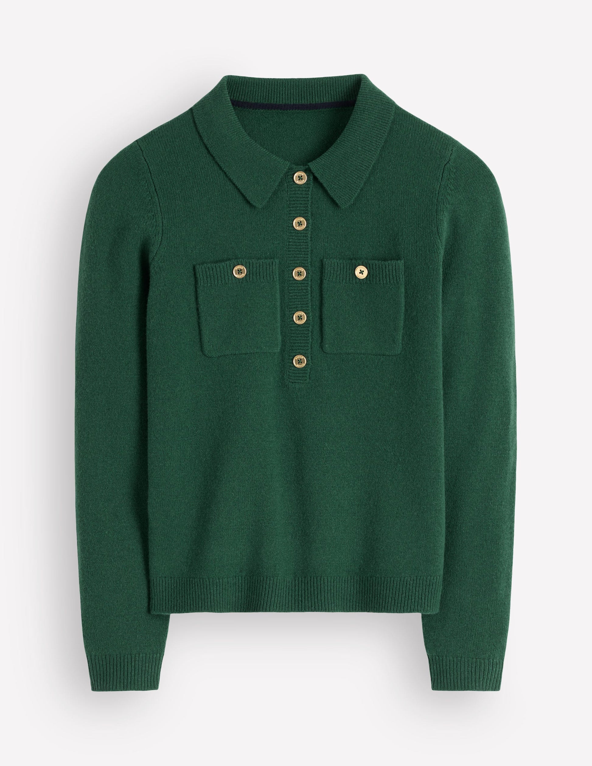 Marianne Pullover aus Merinowolle-Jagdgrün-5