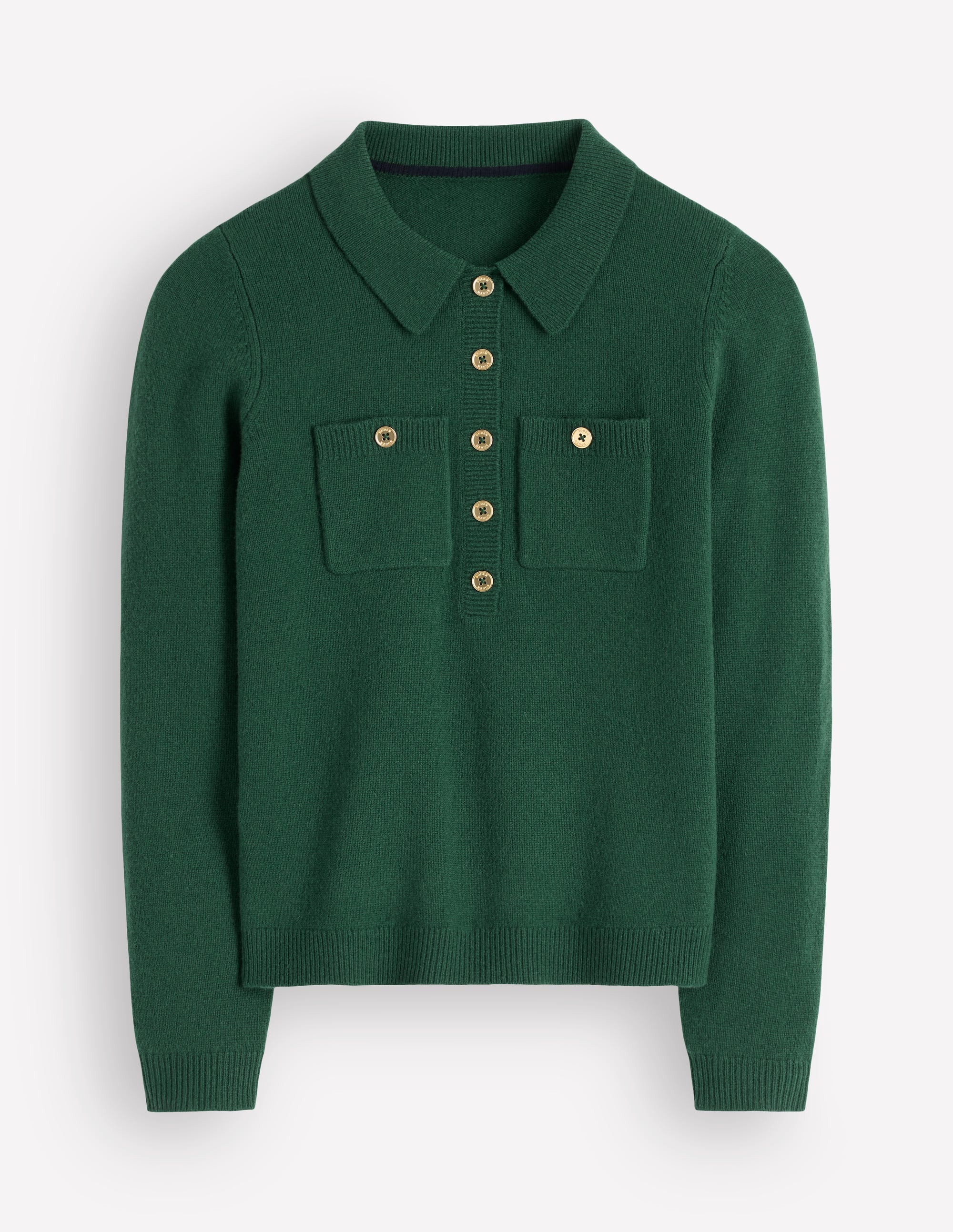 Marianne Pullover aus Merinowolle-Jagdgrün - Image 5