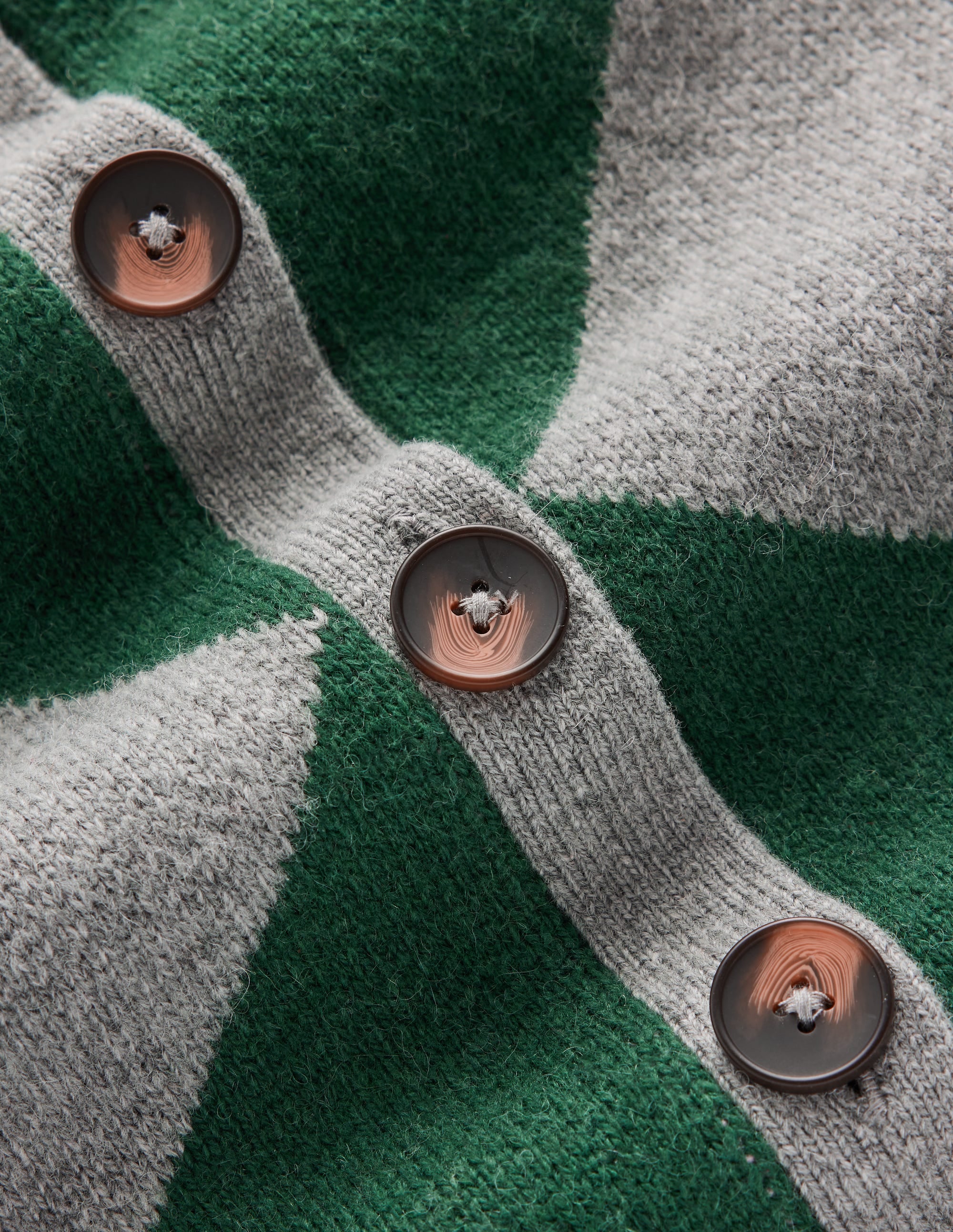 Jemma Jacquard-Strickjacke-Jagdgrün Argyle - Image 6