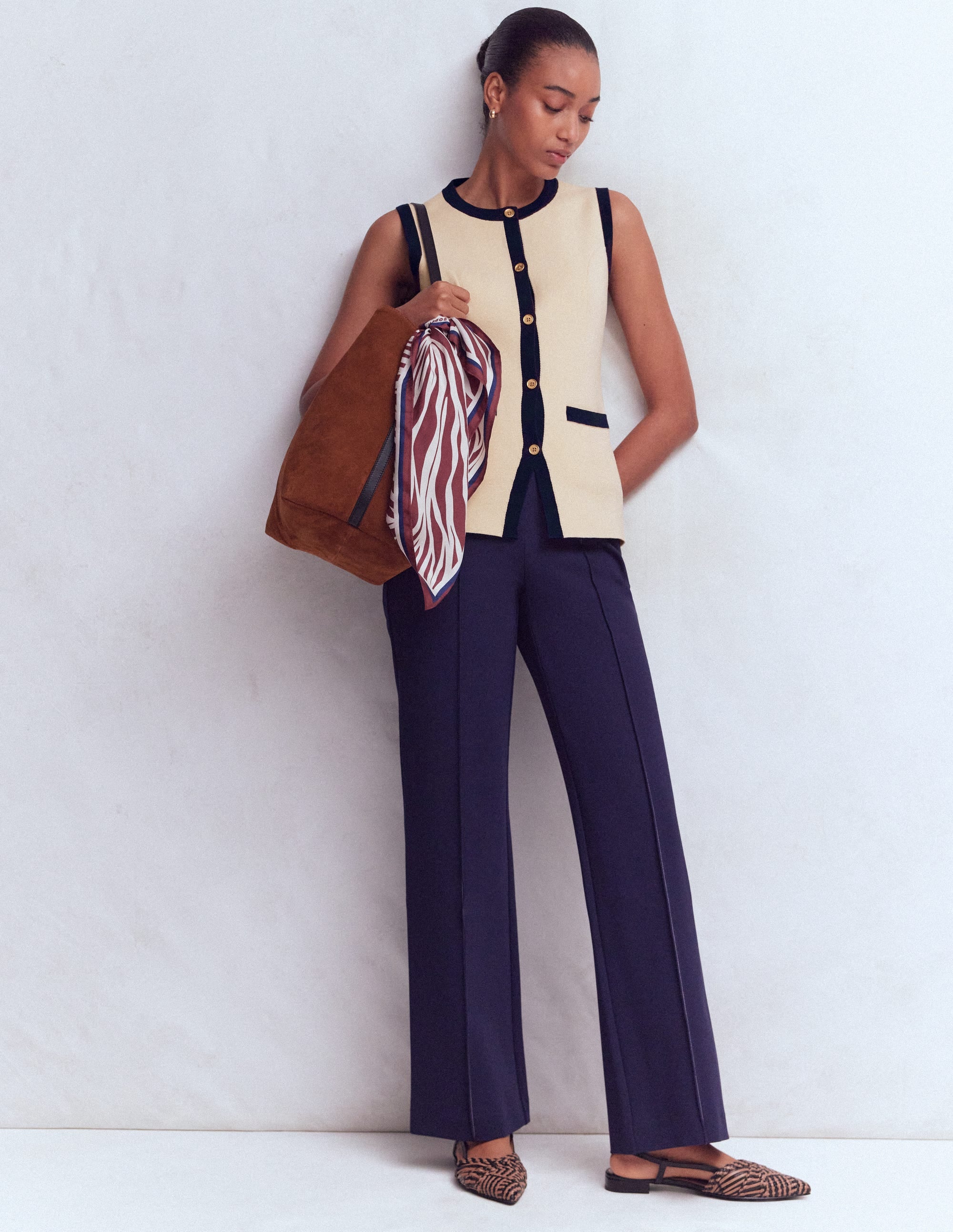 Crew Milano Waistcoat-Ivory - Image 5