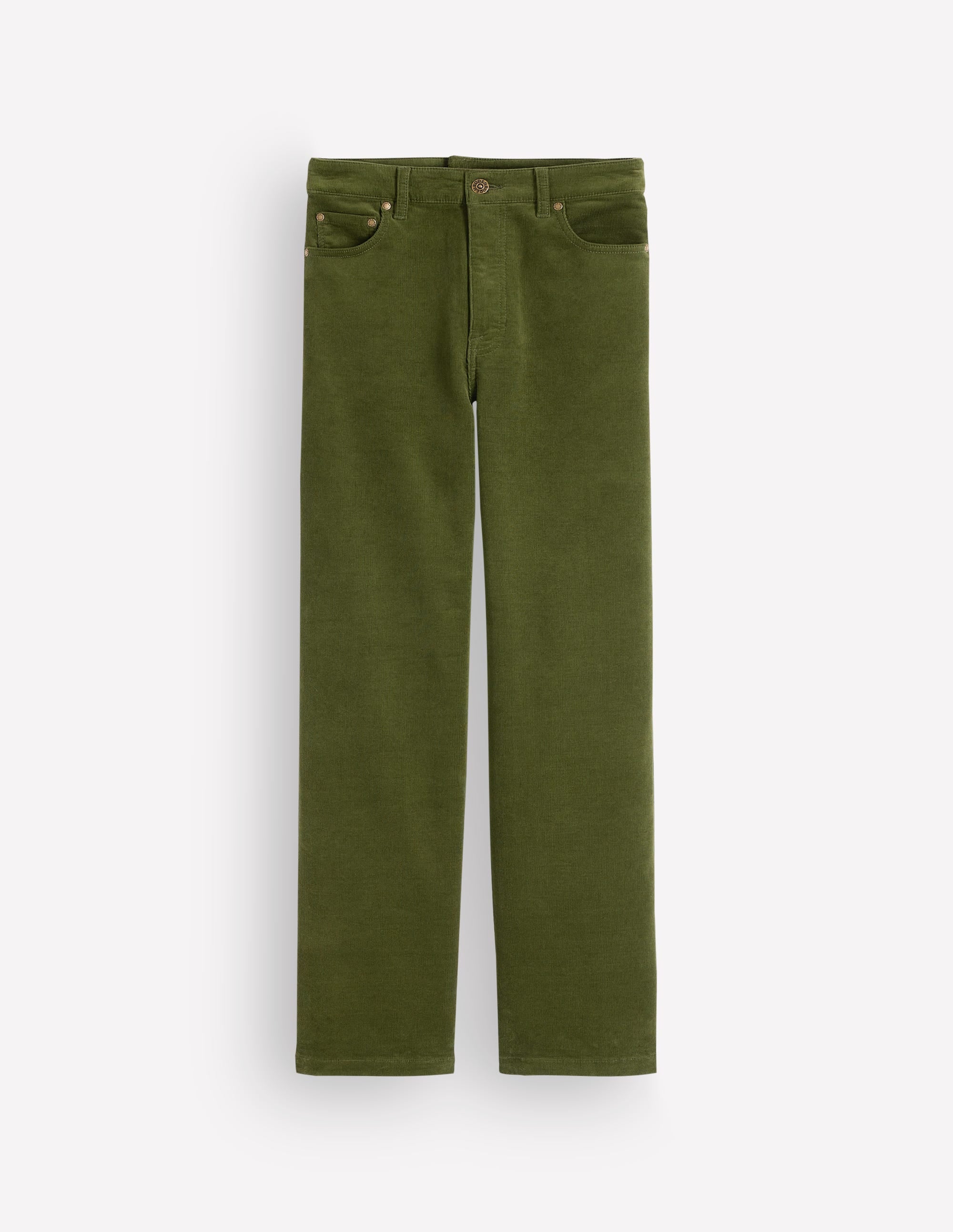 Cord-Jeans mit hohem Bund und geradem, lockerem Bein-Schnittlauch - Image 6