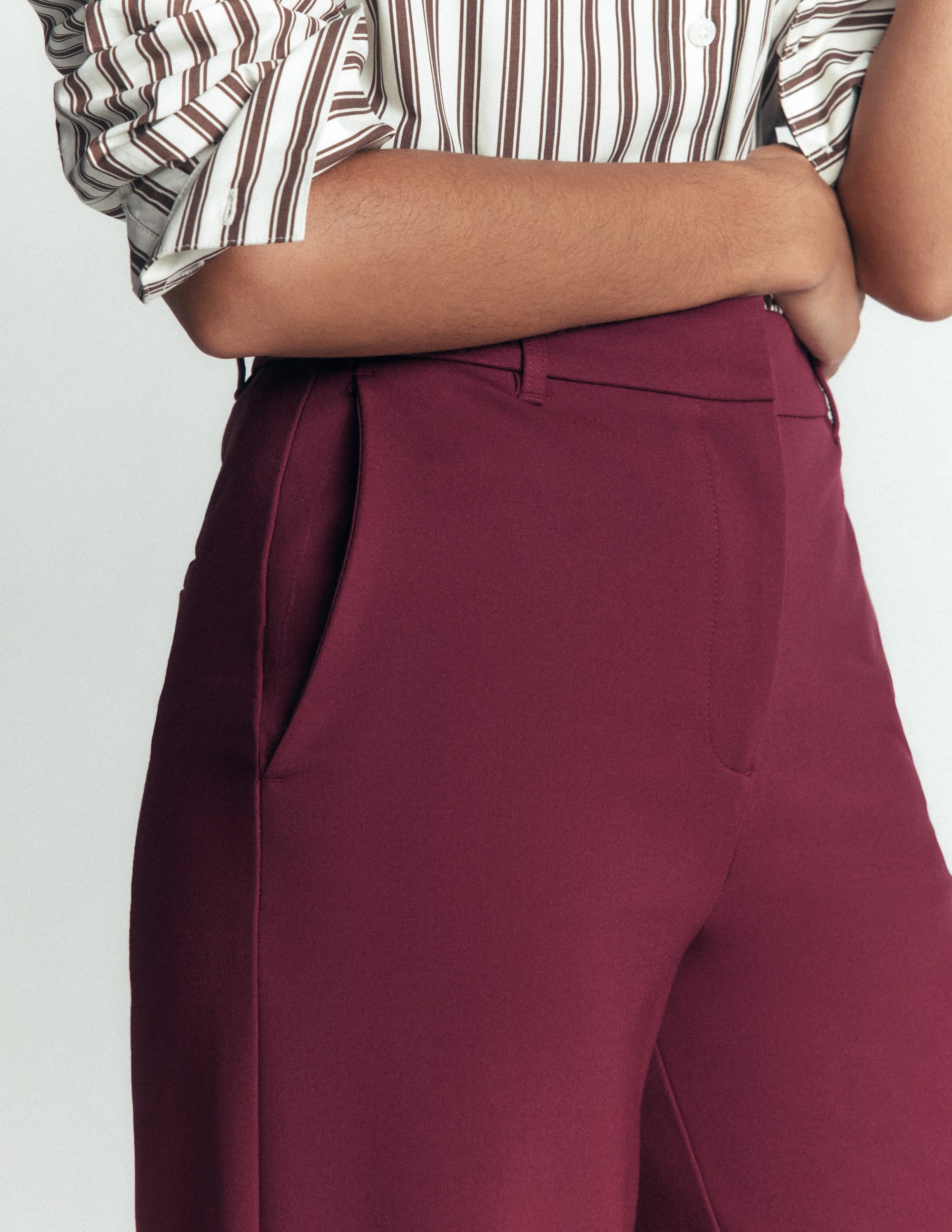 Belgravia Ponte-Hose-Dunkelviolett - Image 3
