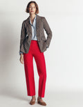 Canonbury 7/8-Hose aus Baumwolle-Salsa-Rot