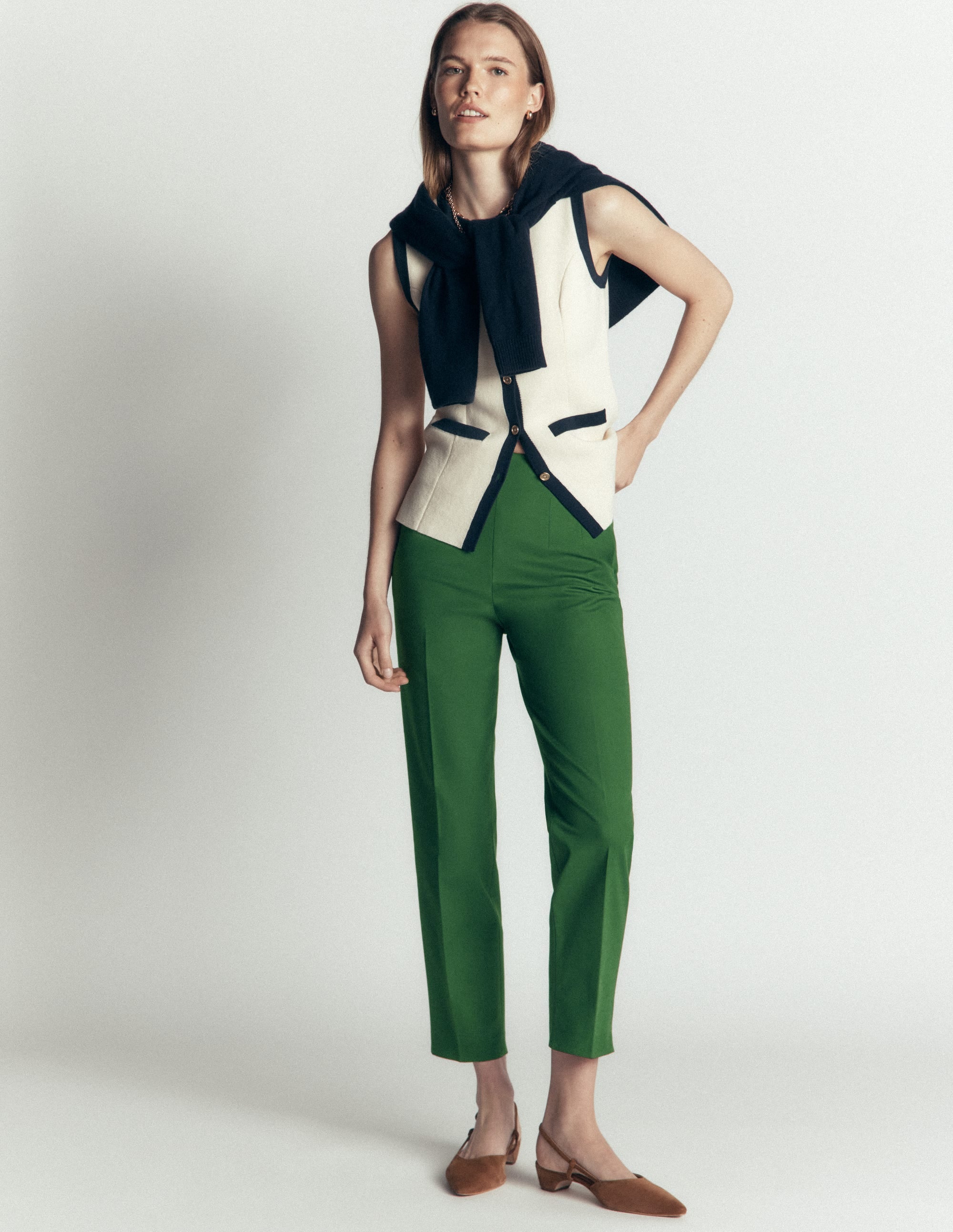 Pantalon slim en coton-Barbour - Image 1