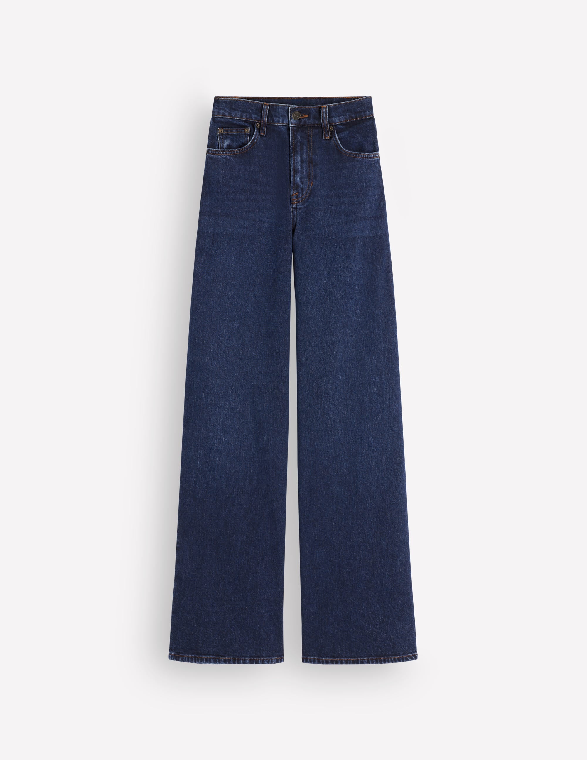 Jean large taille haute-Indigo Délavé - Image 7