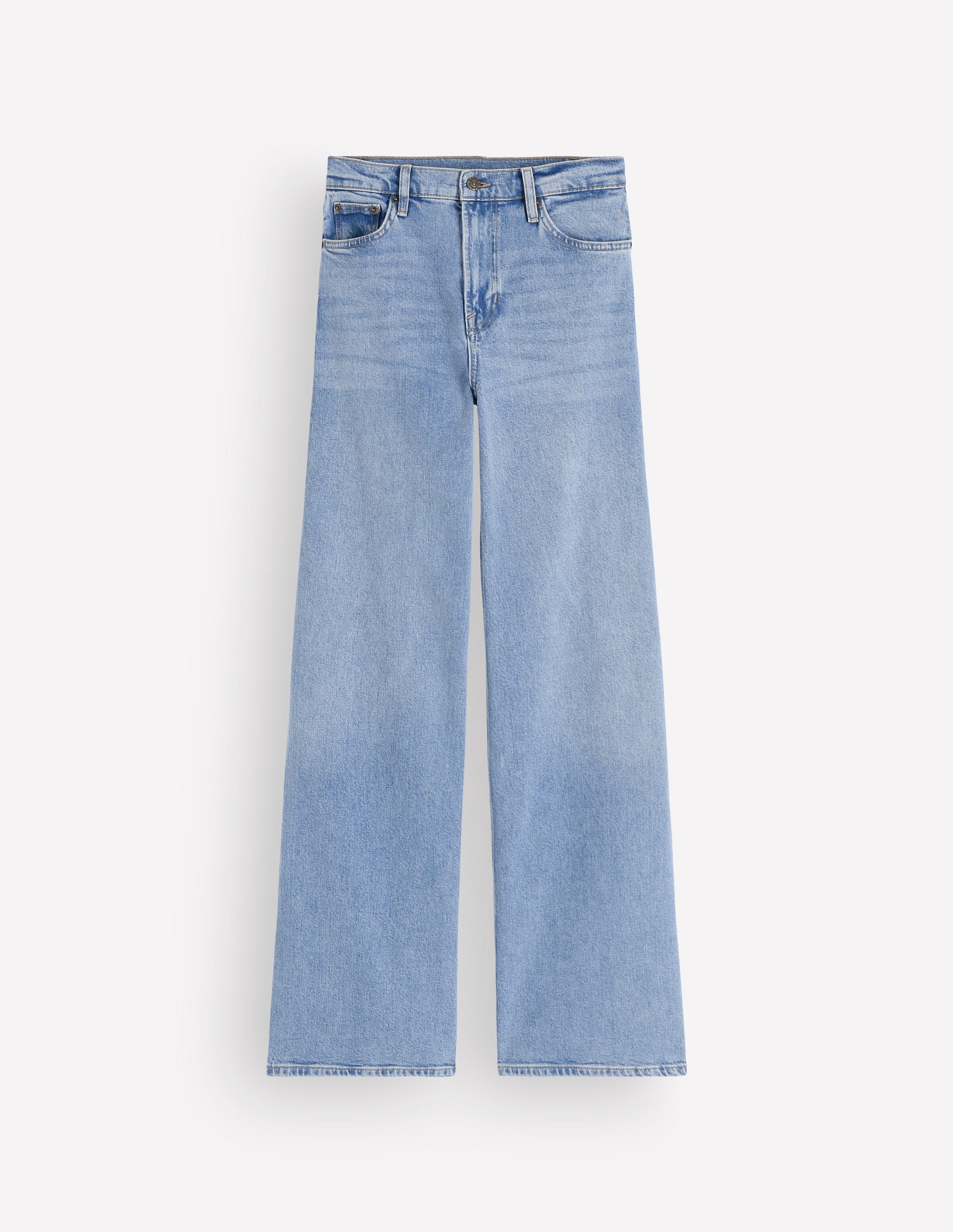 Jean large taille haute-Blanc/Cerf-8