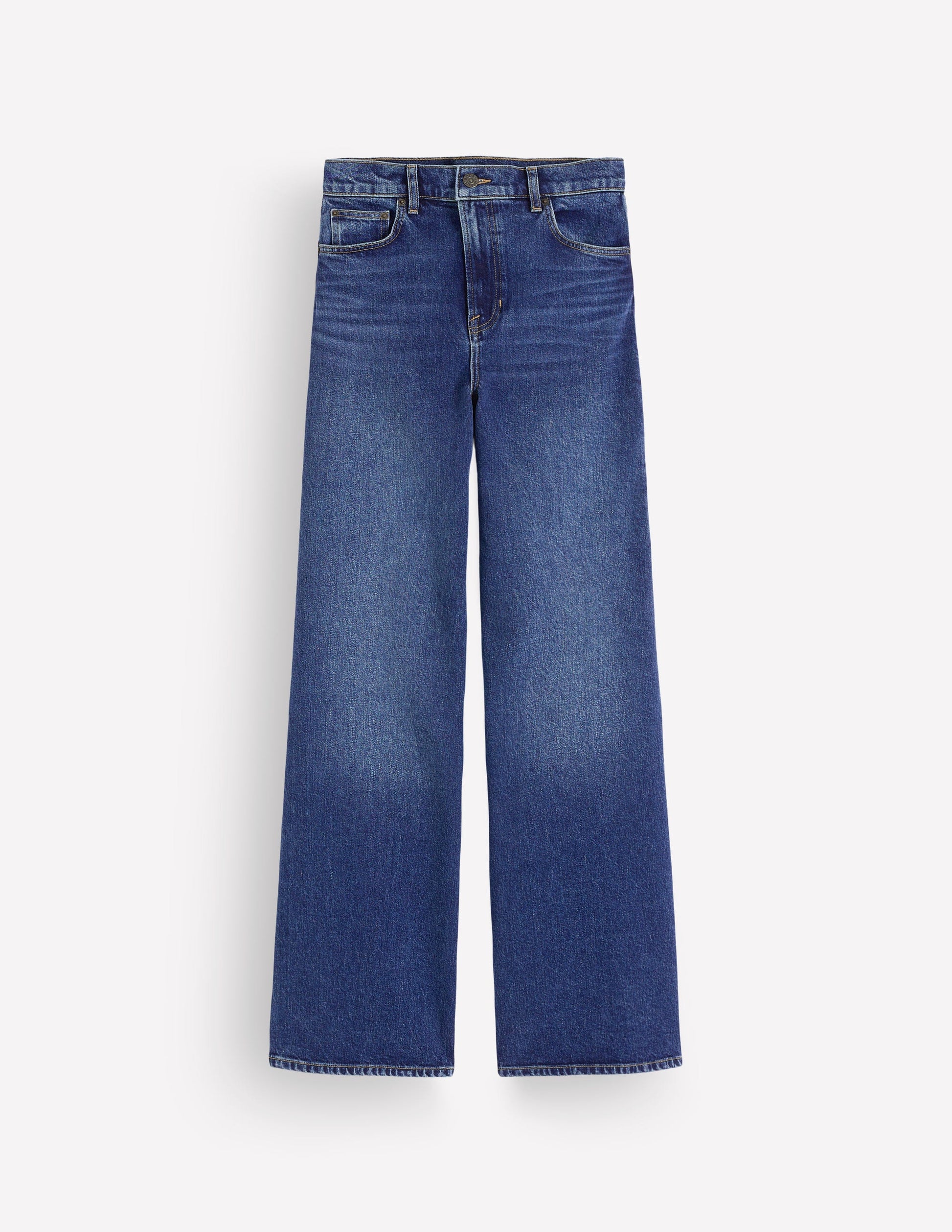Hoch geschnittene Jeans mit weitem Bein-Medium Vintage-6