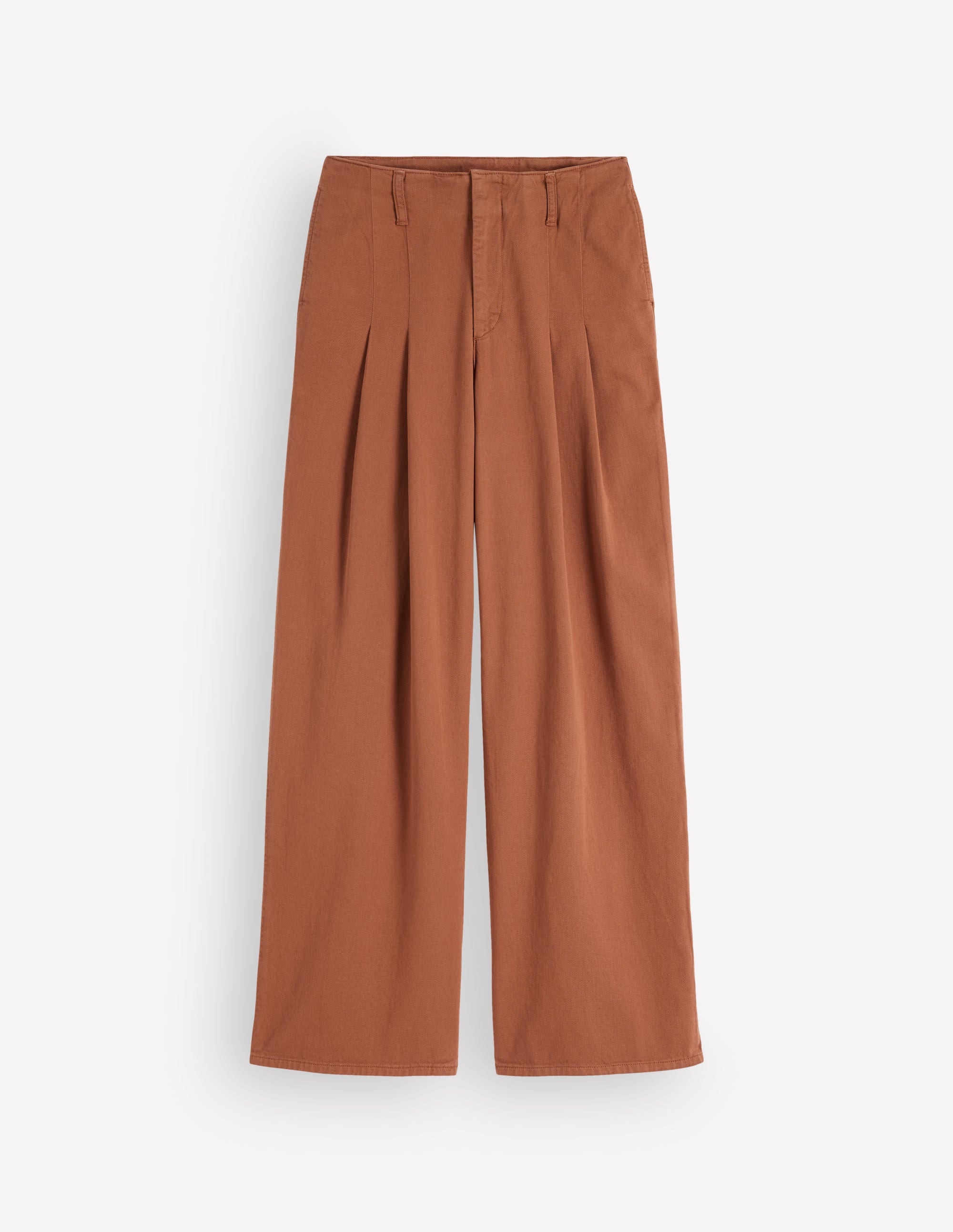 Mayfair Hose mit Bundfalte-Braun-Orange - Image 9