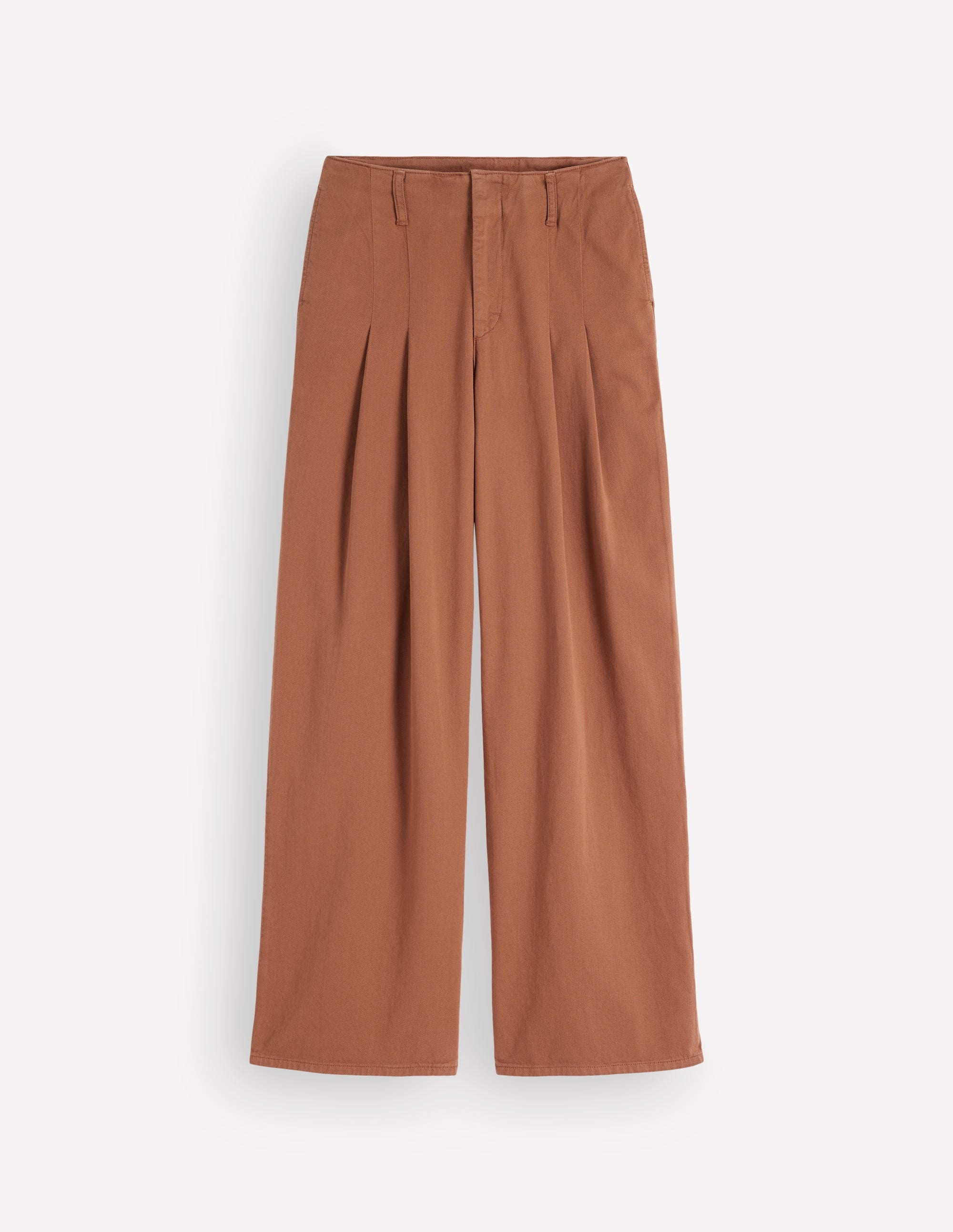 Mayfair Hose mit Bundfalte-Braun-Orange - Image 7