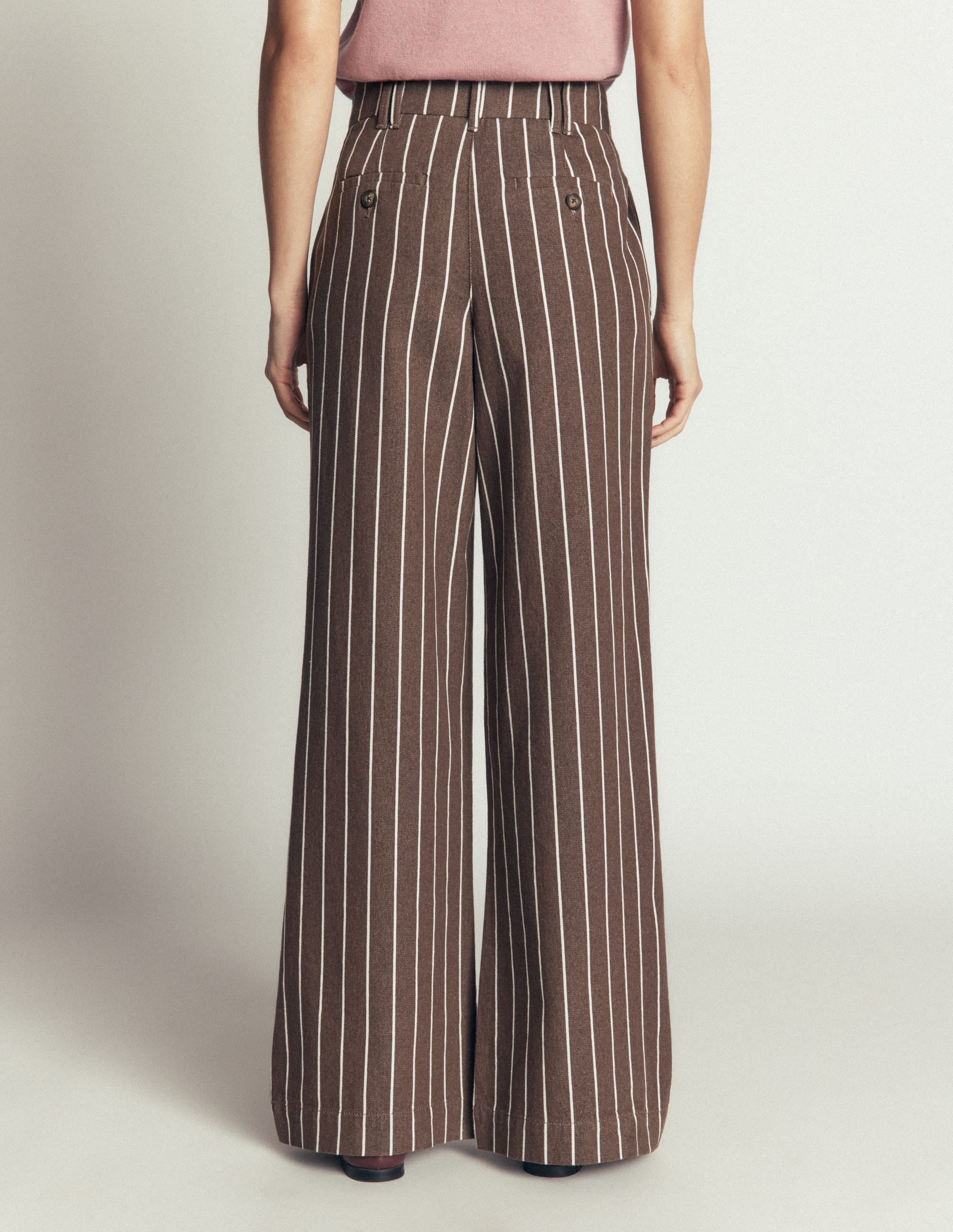Belgravia Twillhose-Braun Streifen - Image 3
