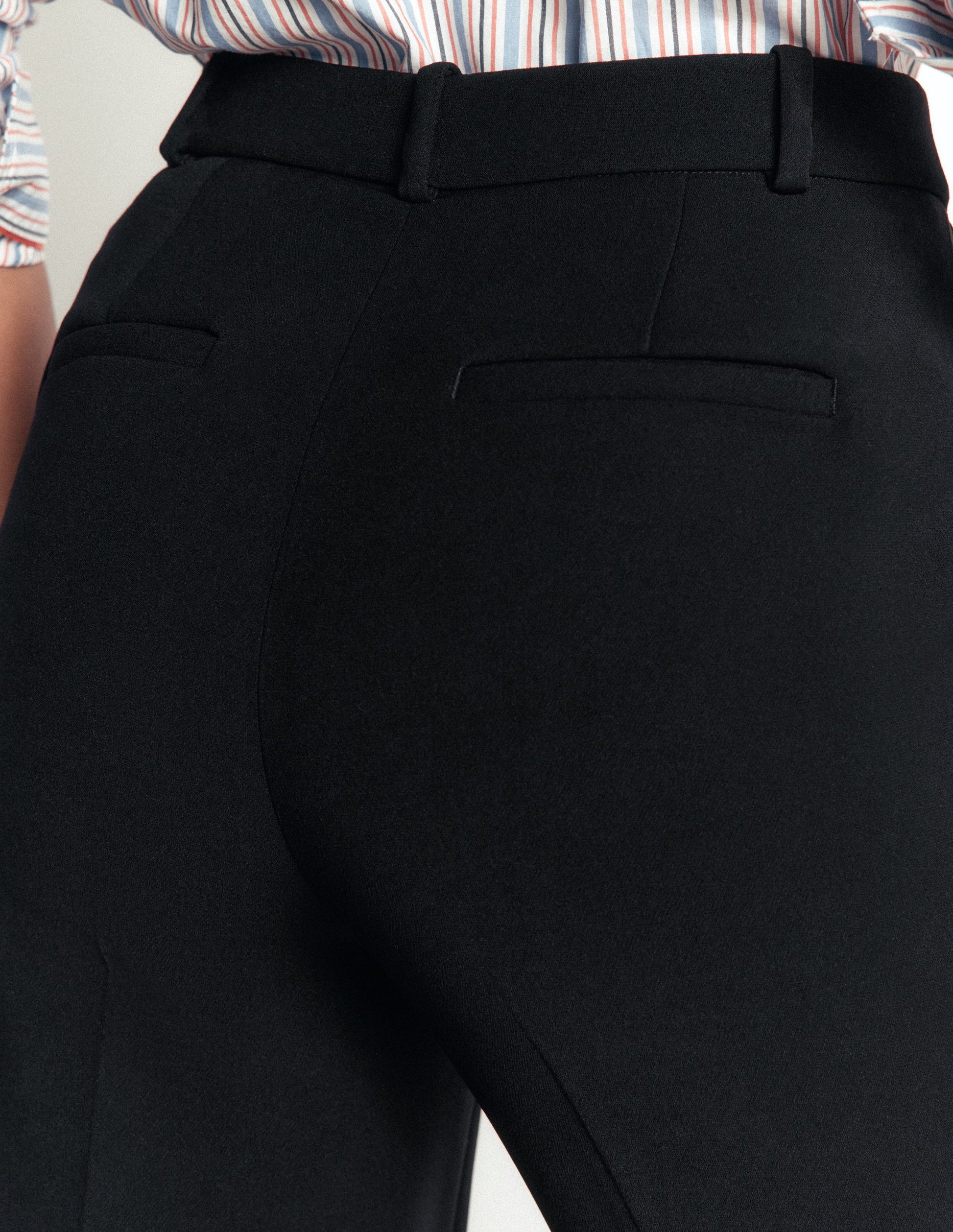 Fitzrovia Klassisch geschneiderte Hose-Schwarz-2
