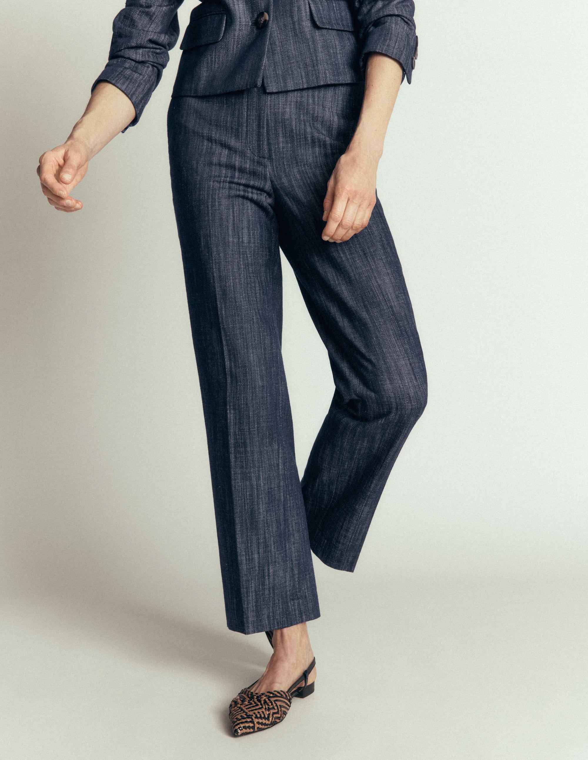 Canonbury 7/8-Twillhose-Indigo - Image 6