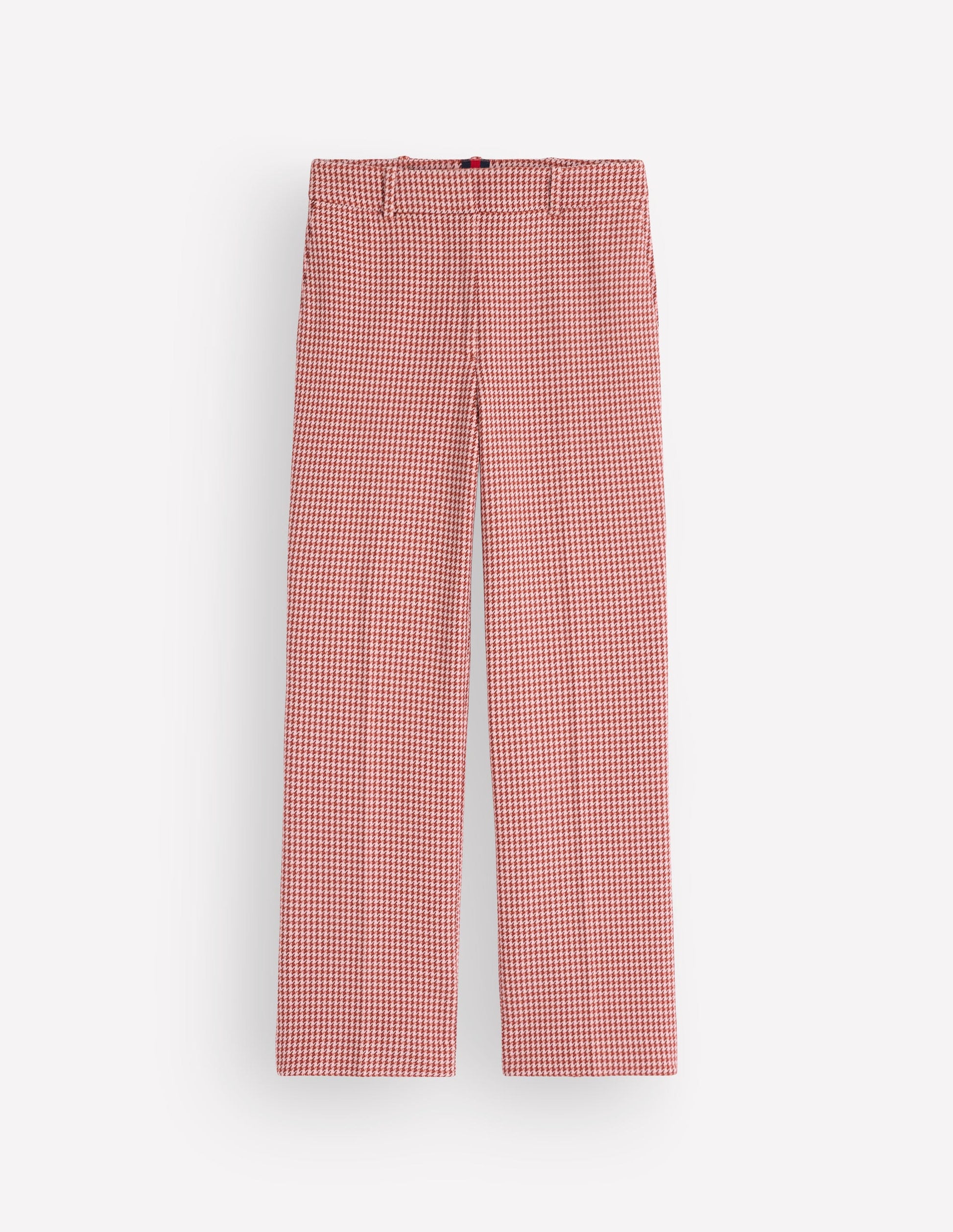 Canonbury 7/8-Hose aus Baumwolle-Rosa, Braun Feines Hahnentrittmuster-6