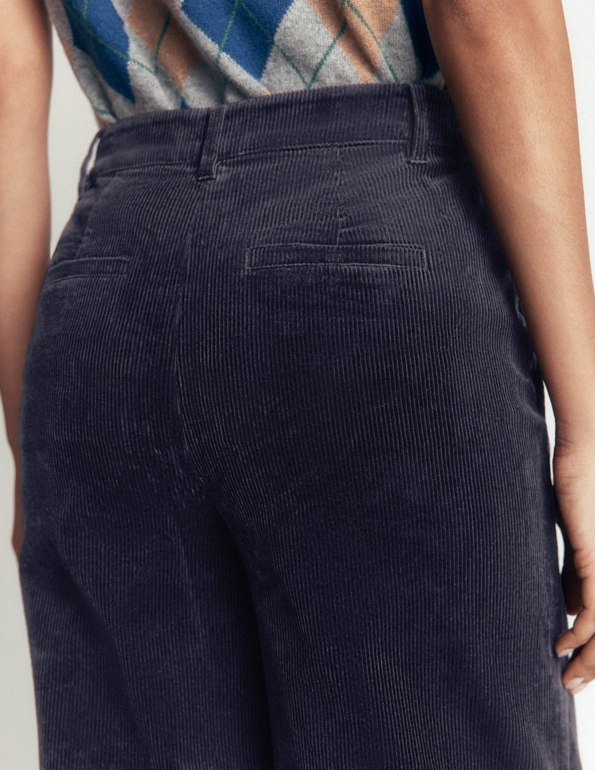 Belgravia Cordhose-Marineblau-2
