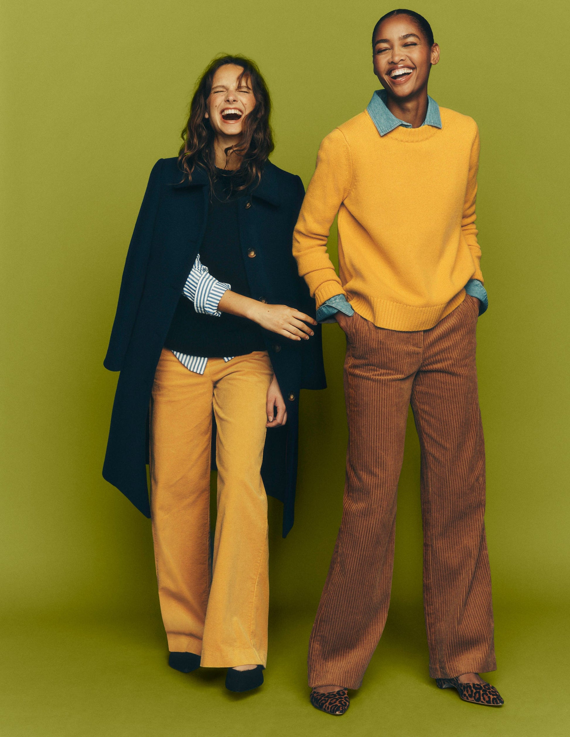 Pantalon Belgravia en velours côtelé-Seigle doré-2
